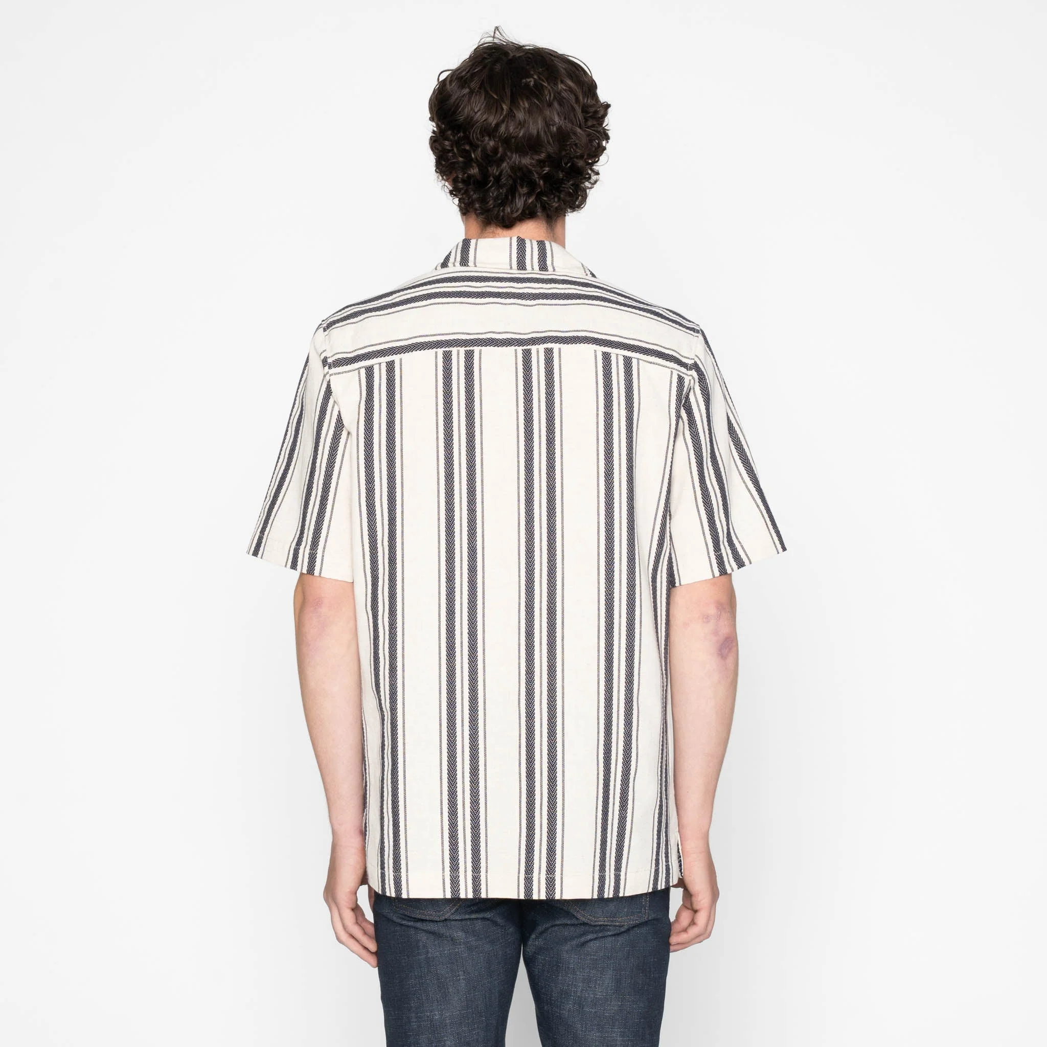 Aloha Shirt - Dobby Bands - Natural - Image 4