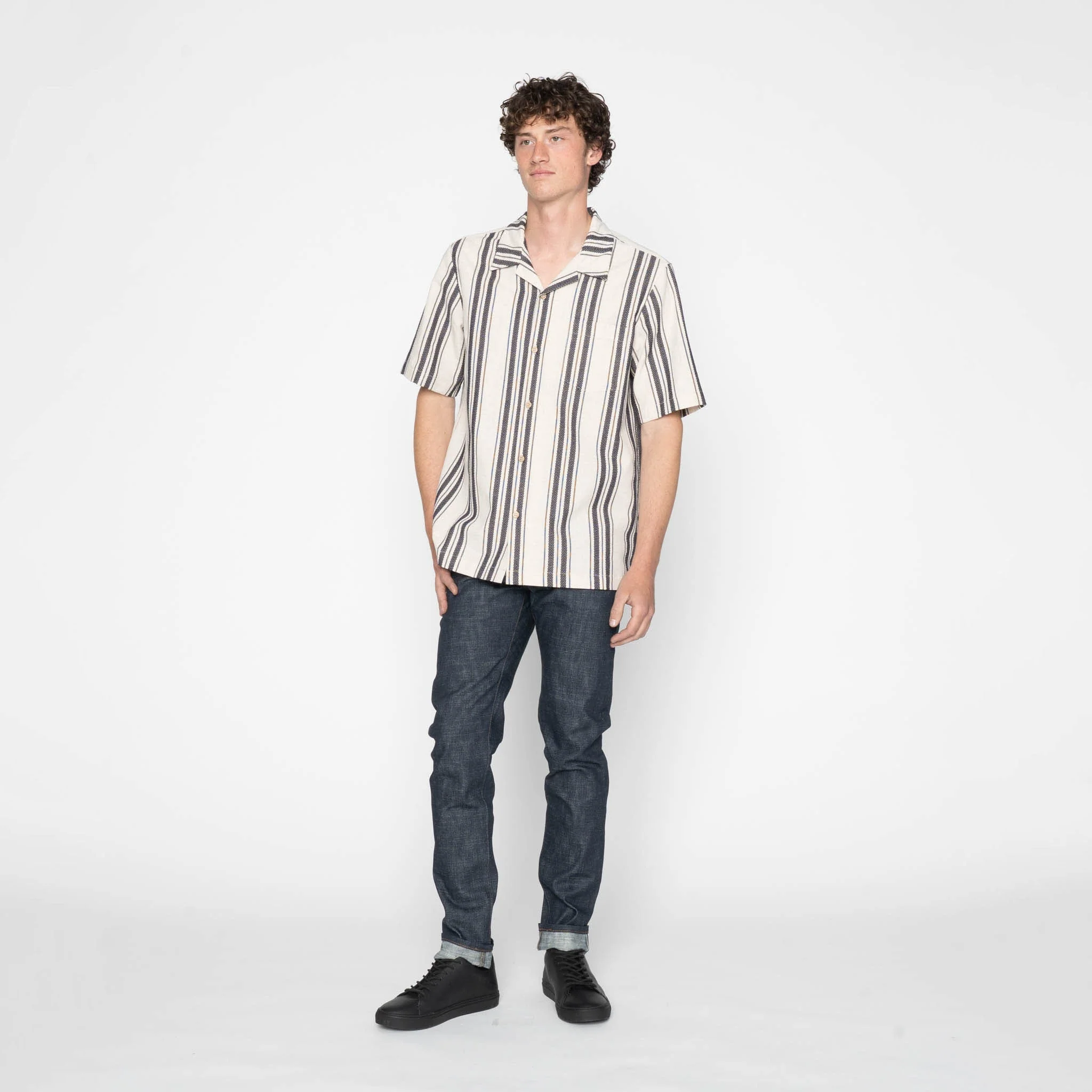 Aloha Shirt - Dobby Bands - Natural - Image 6