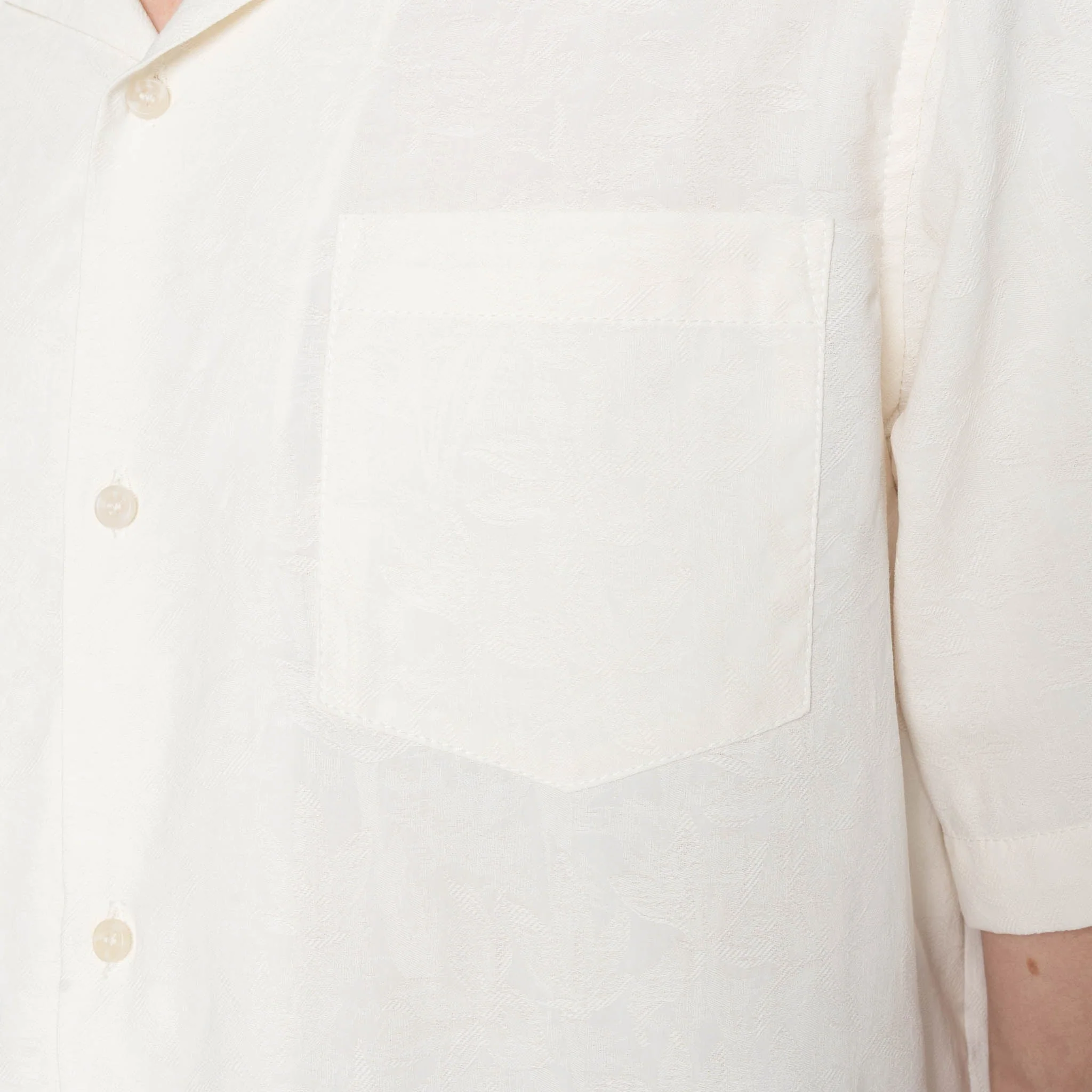 Aloha Shirt - Jungle Jacquard - White - Image 5