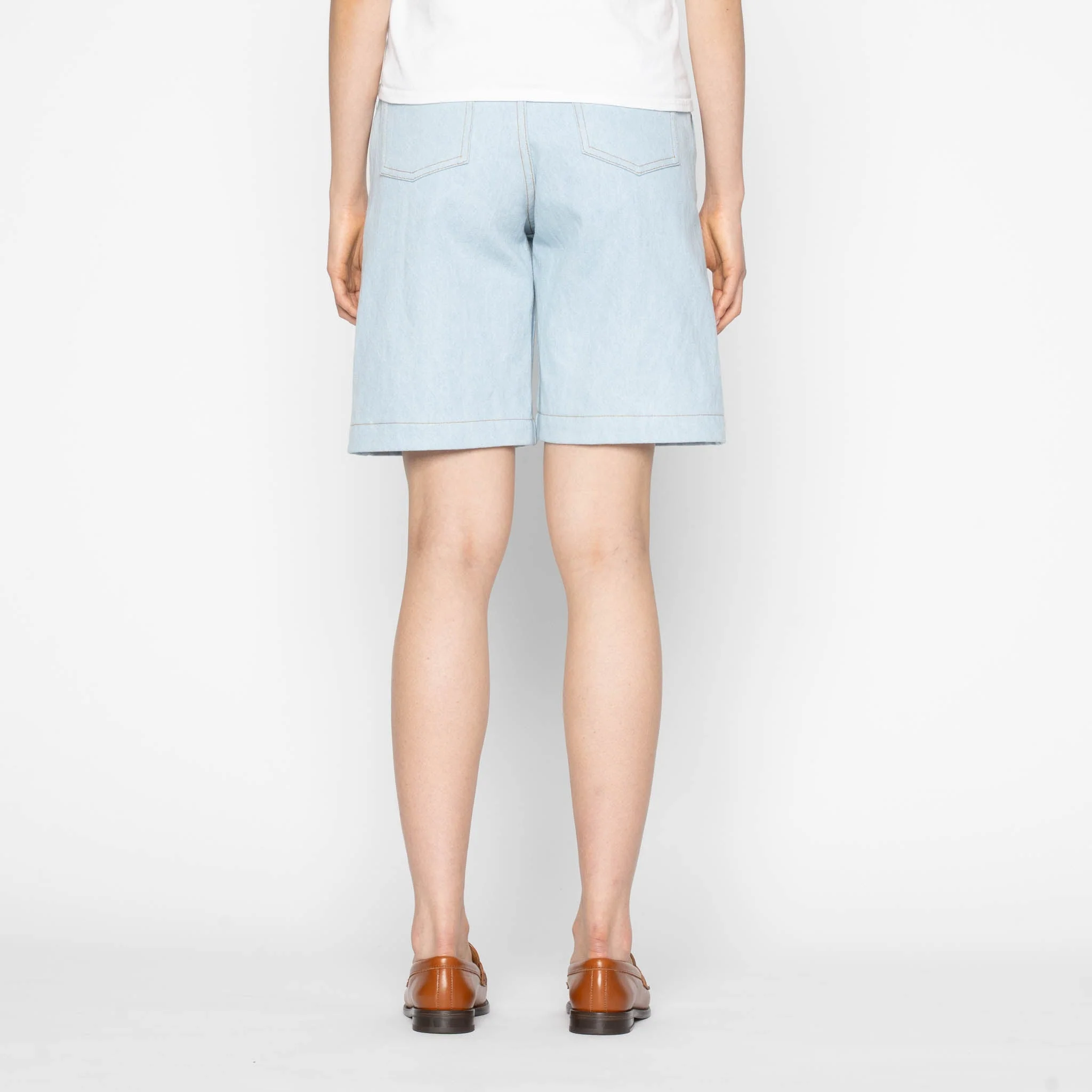 Andie Shorts - Secret Agent Denim - Bleach Blue - Image 4