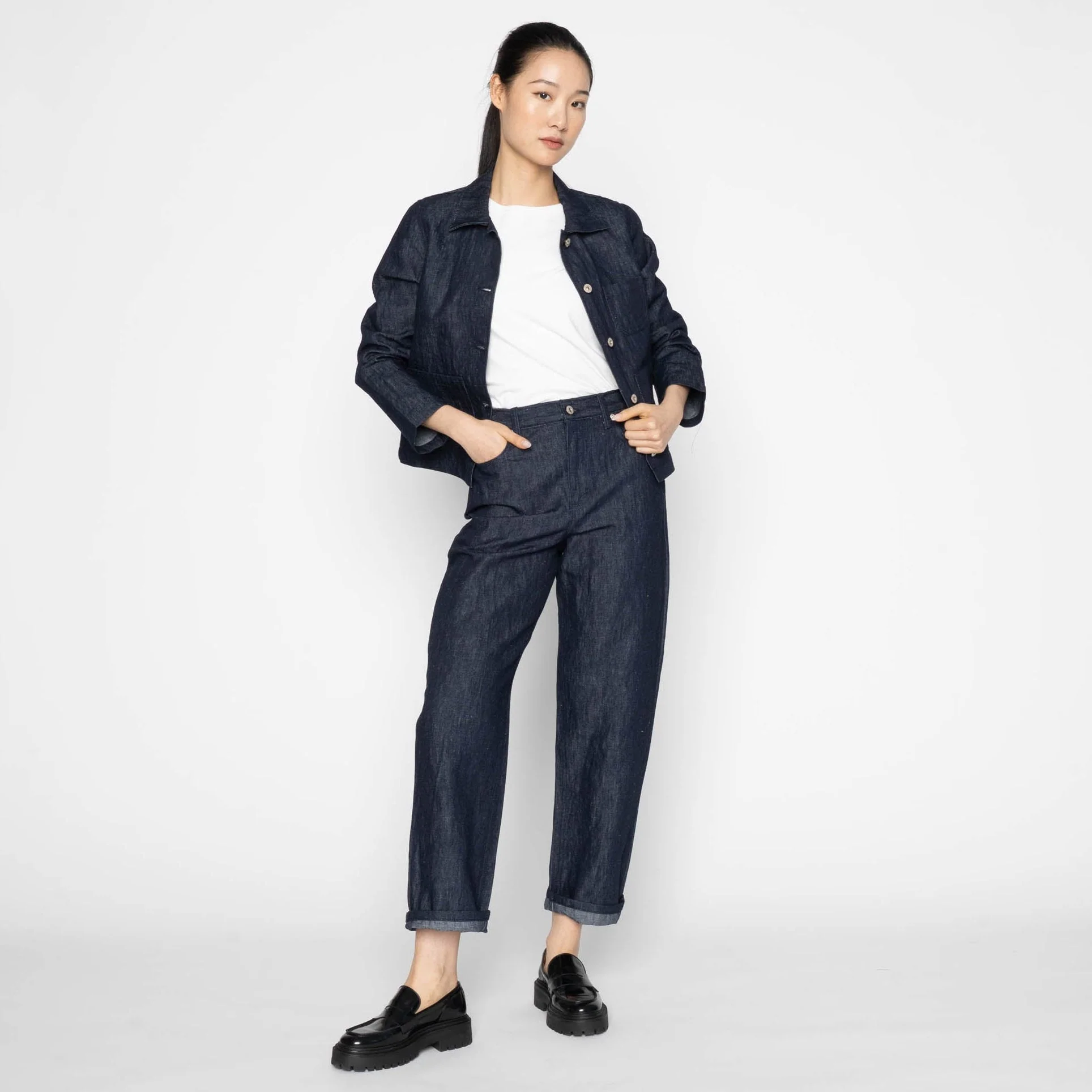 Bestie - Linen Blend Denim - Indigo - Image 8
