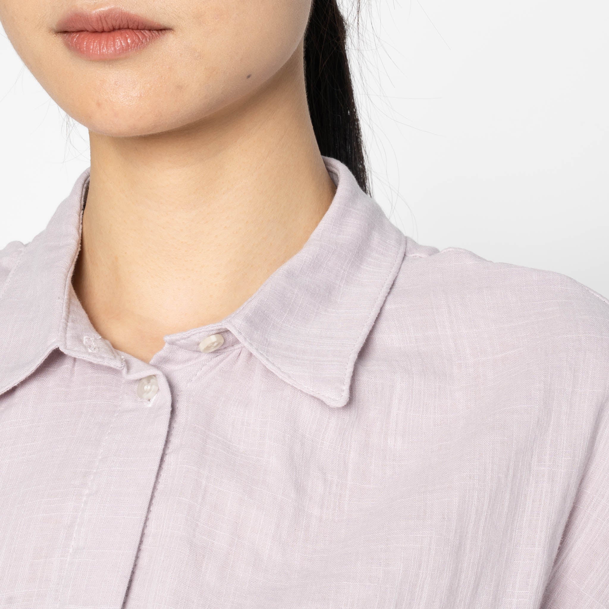 Billie Shirt - Double Weave Gauze - Lavender - Image 5