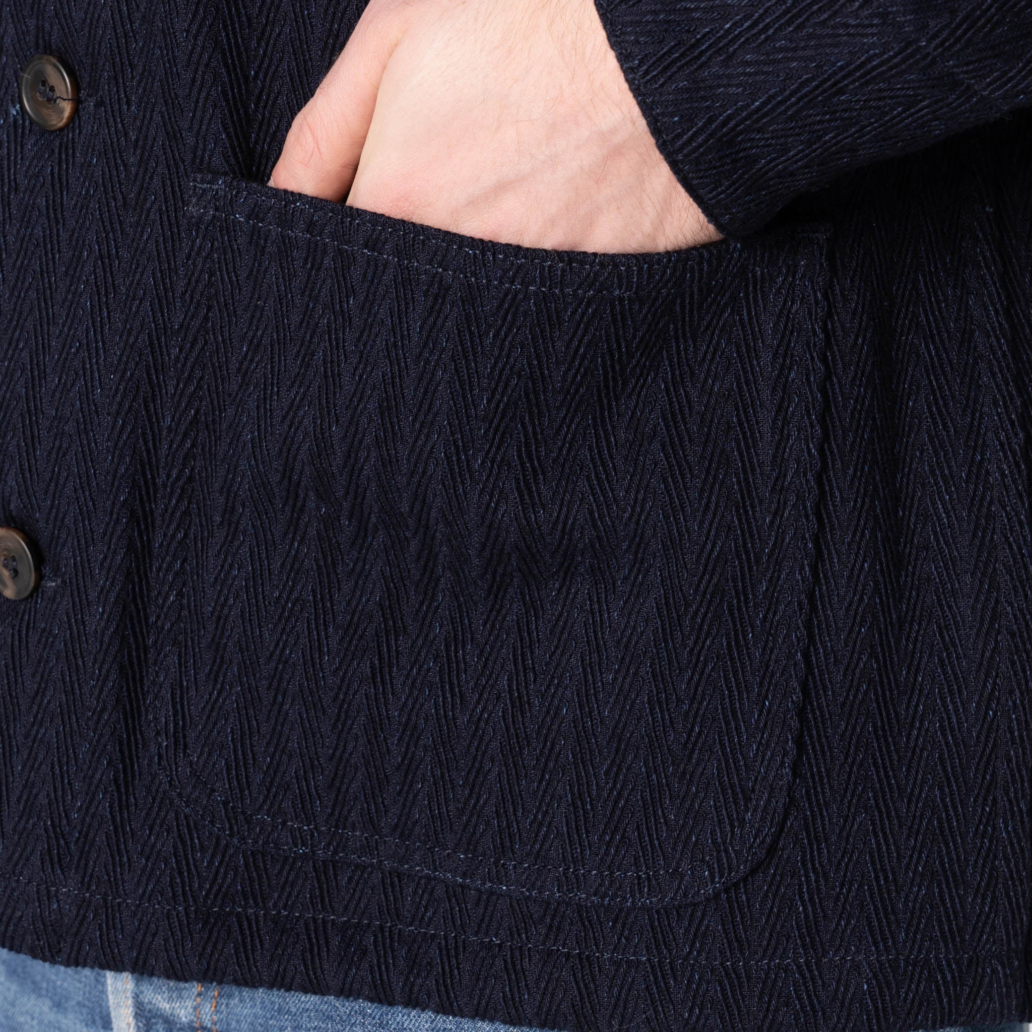 Chore Coat  - Indigo Sugiaya - Indigo - Image 5