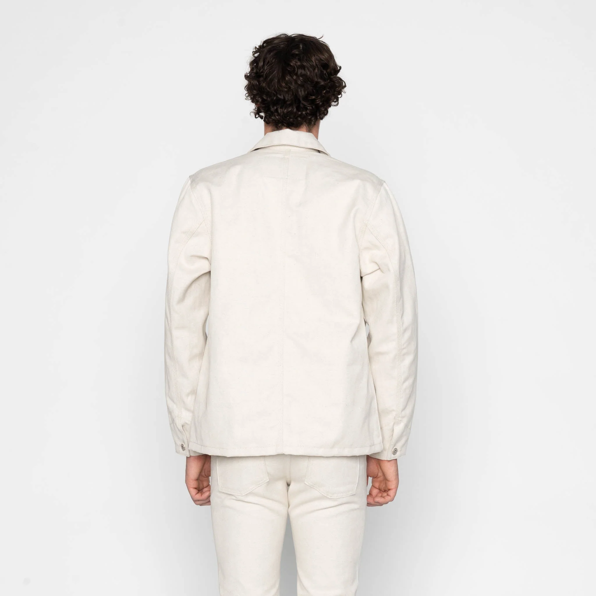 Chore Coat - Tabi Selvedge - Off White - Image 4
