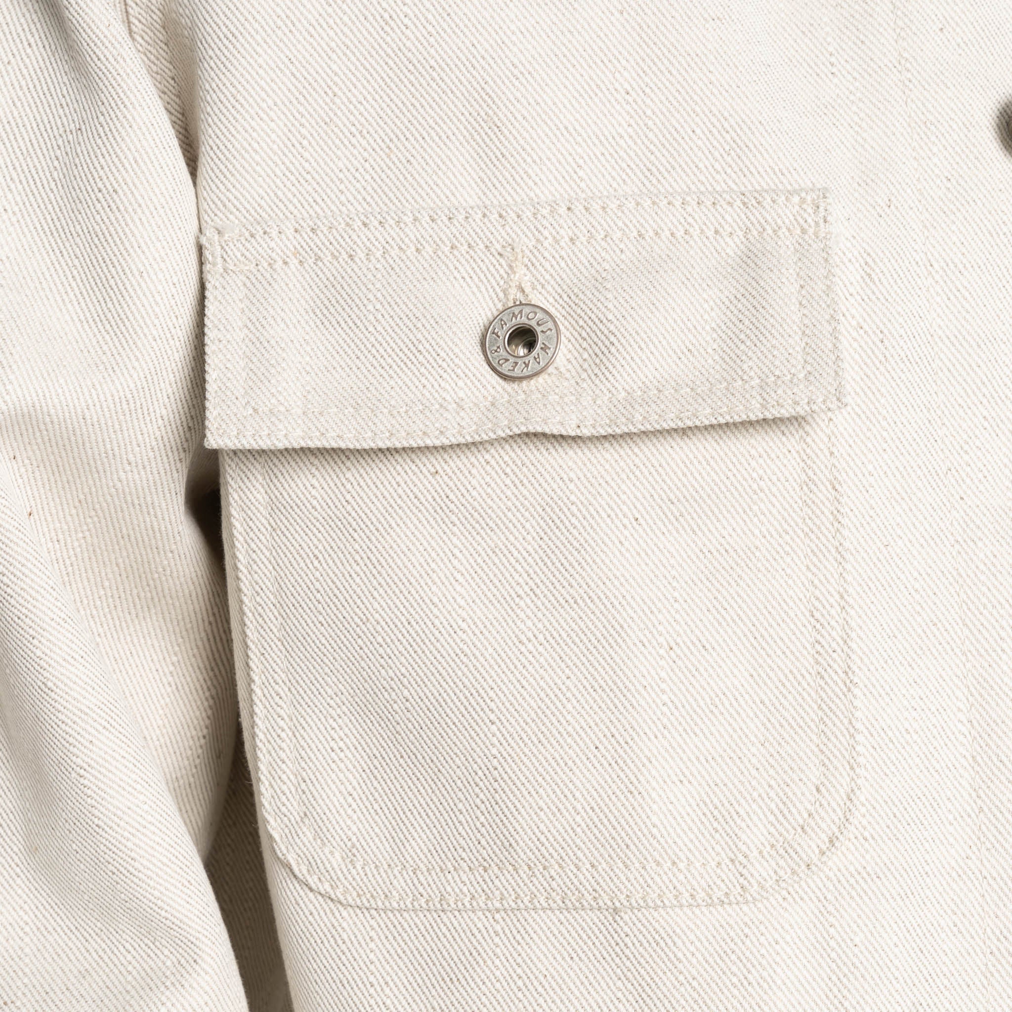 Chore Coat - Tabi Selvedge - Off White - Image 6