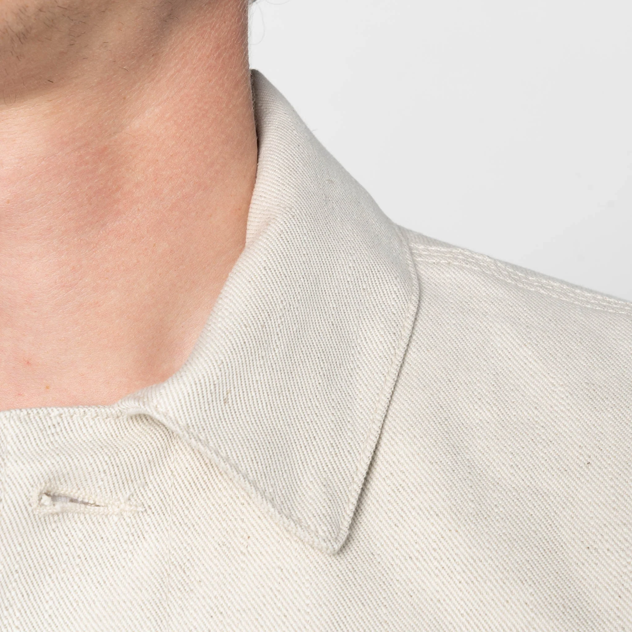 Chore Coat - Tabi Selvedge - Off White - Image 7