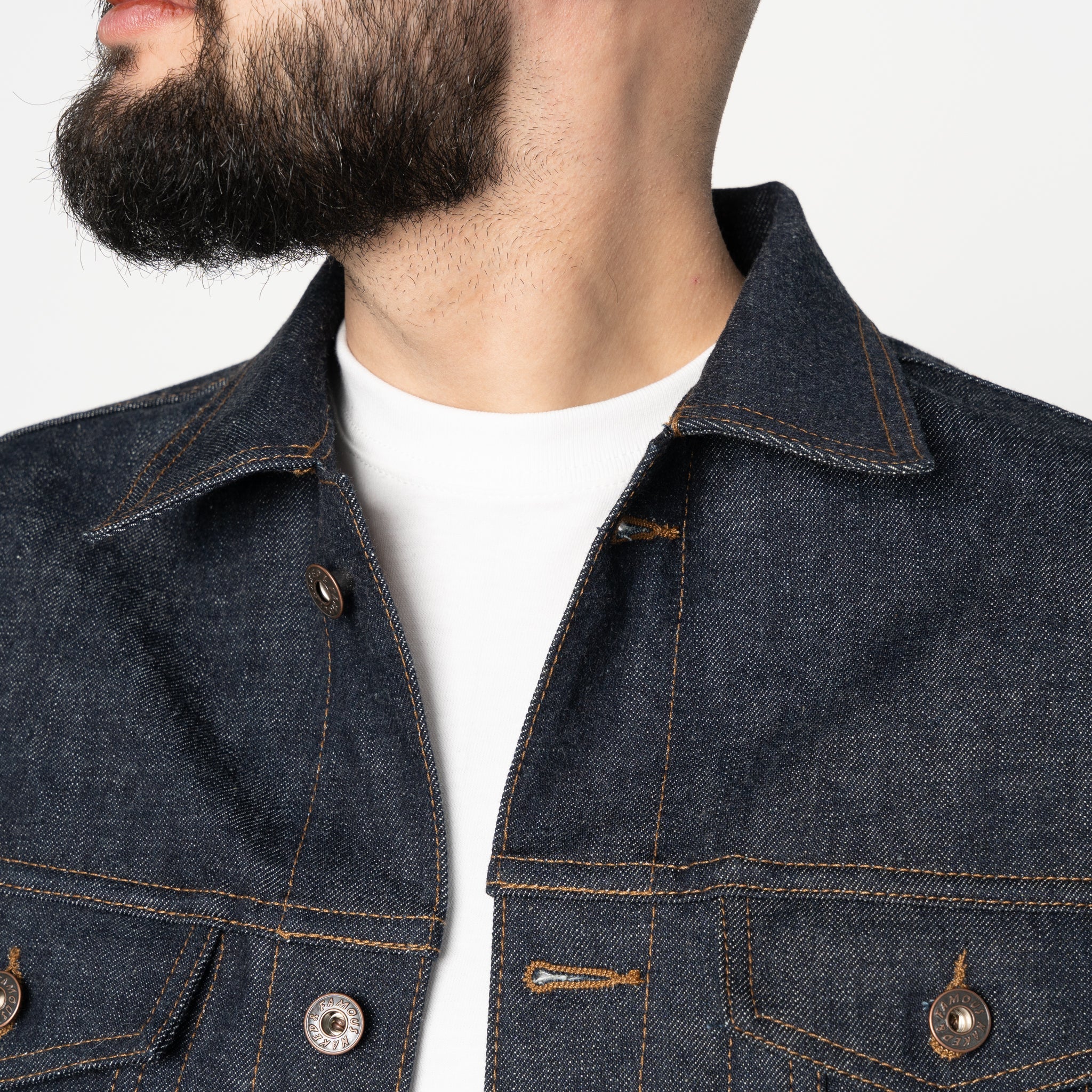Denim Jacket - Blue Wave Selvedge - Image 3