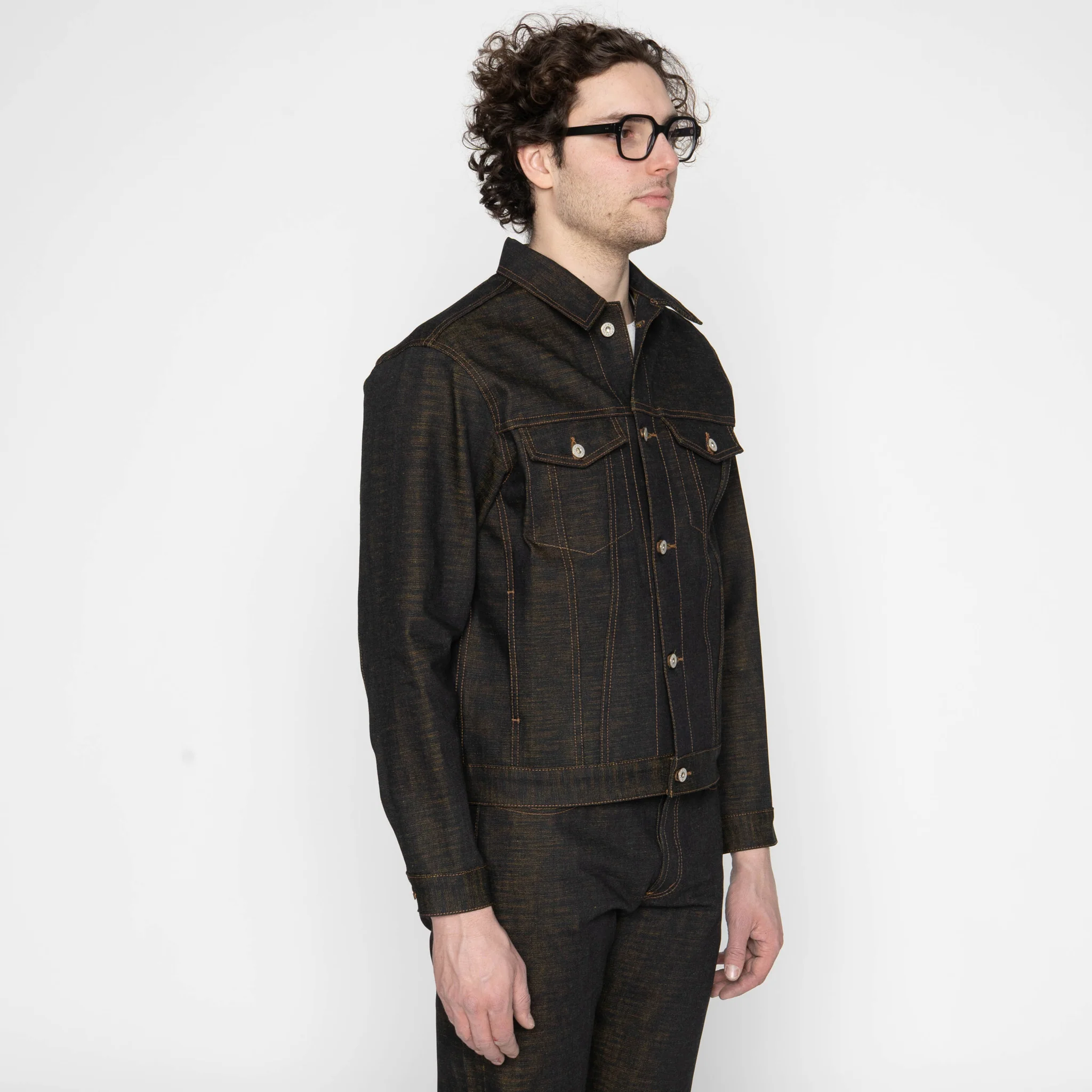Denim Jacket - Citrus Kasuri Selvedge - Image 3