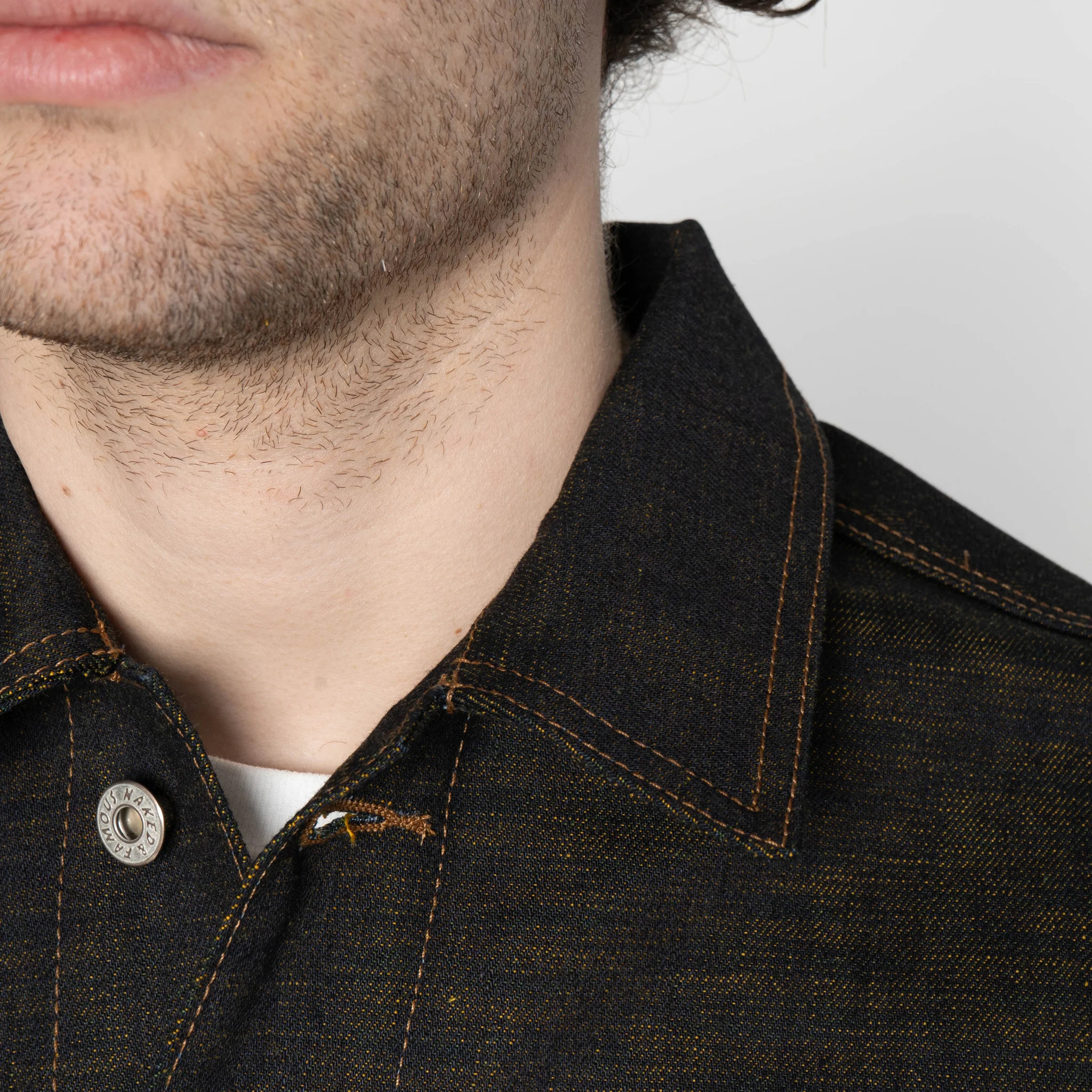 Denim Jacket - Citrus Kasuri Selvedge - Image 5