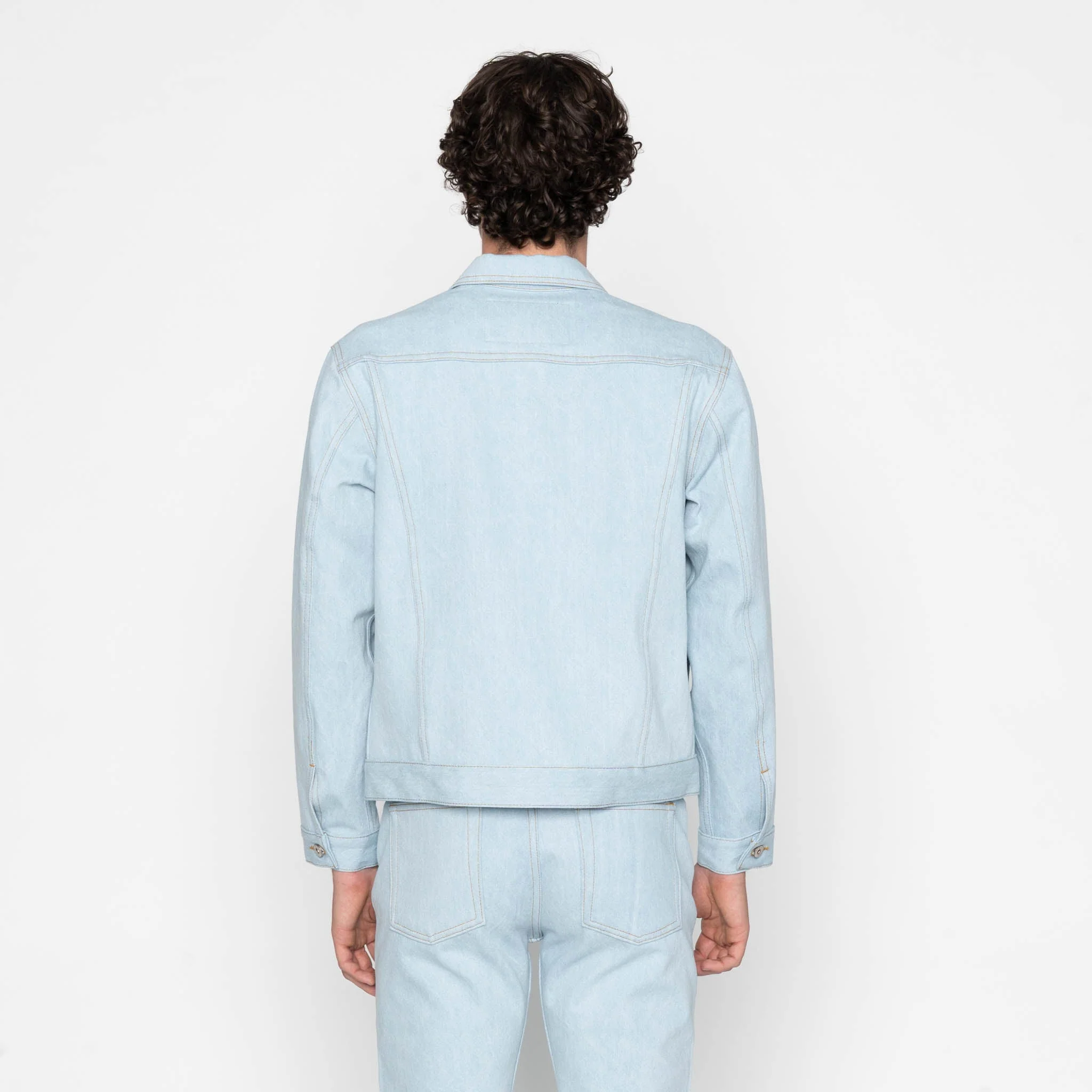 Denim Jacket  - Secret Agent Denim - Bleach Blue - Image 4