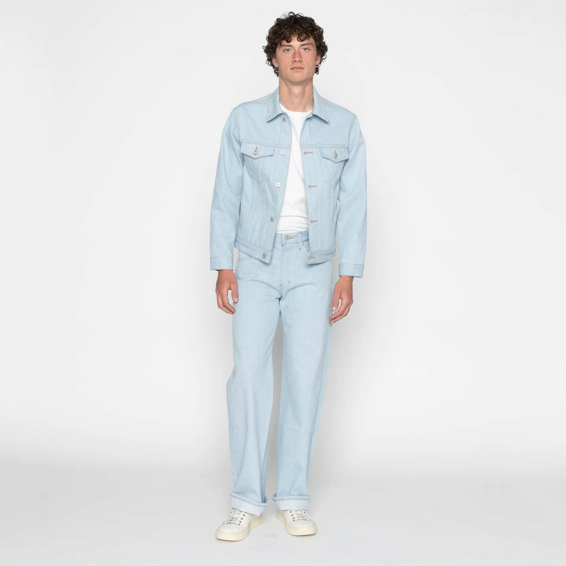 Denim Jacket  - Secret Agent Denim - Bleach Blue - Image 7