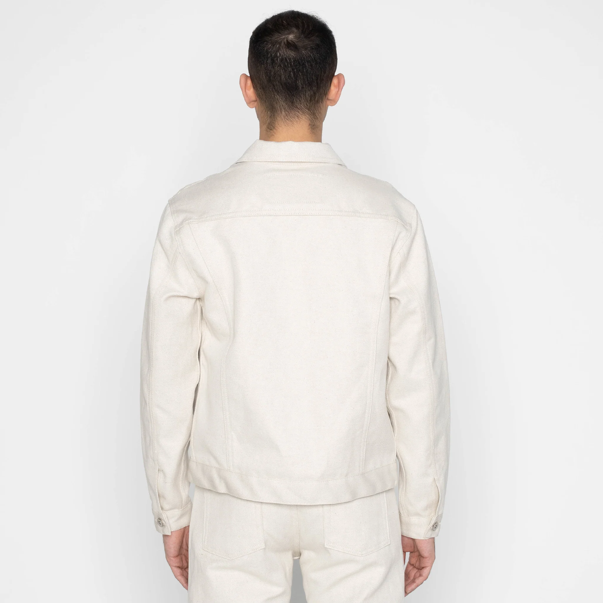 Denim Jacket - Tabi Selvedge - Off White - Image 4
