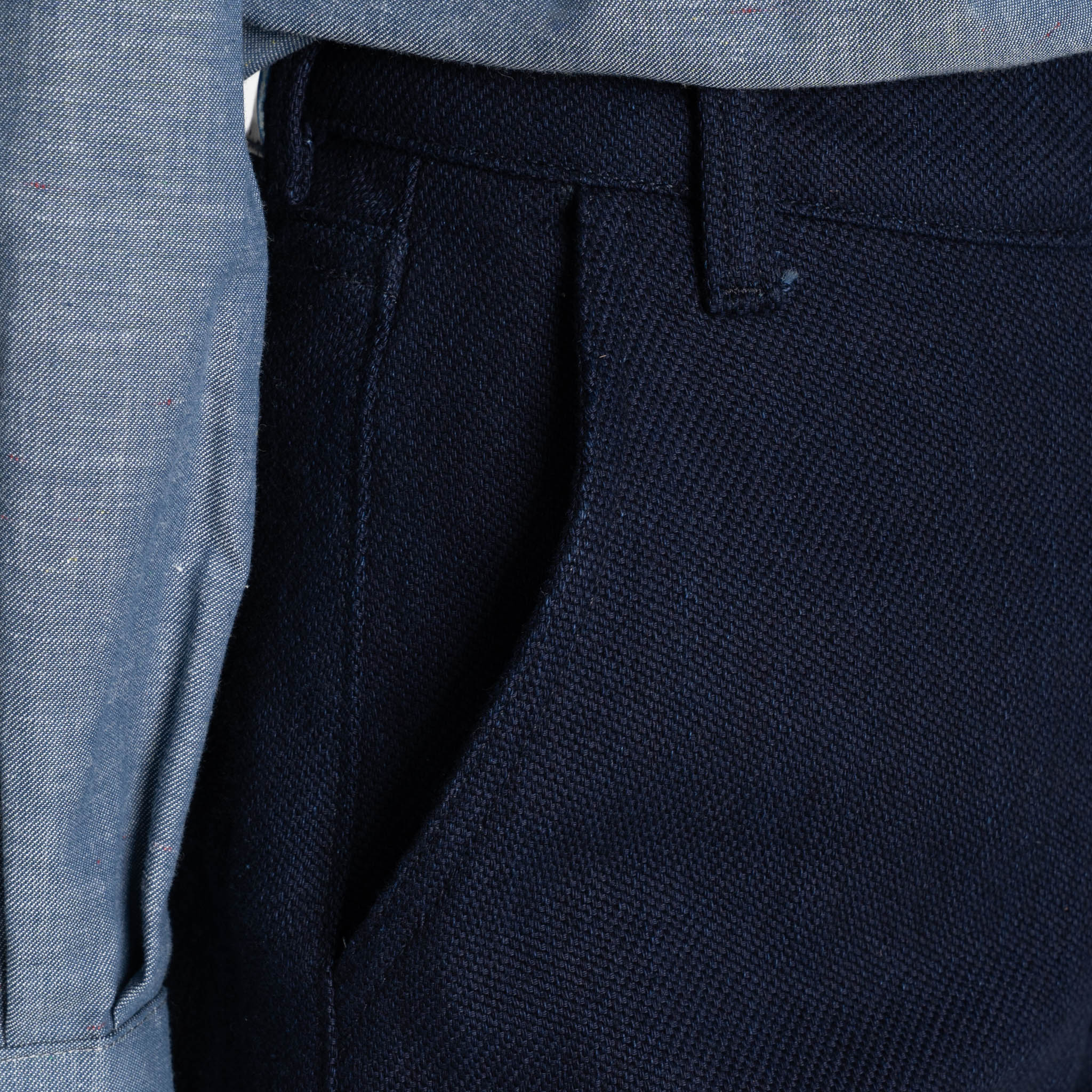 Andie Shorts - Maekake Dobby - Indigo - Image 6
