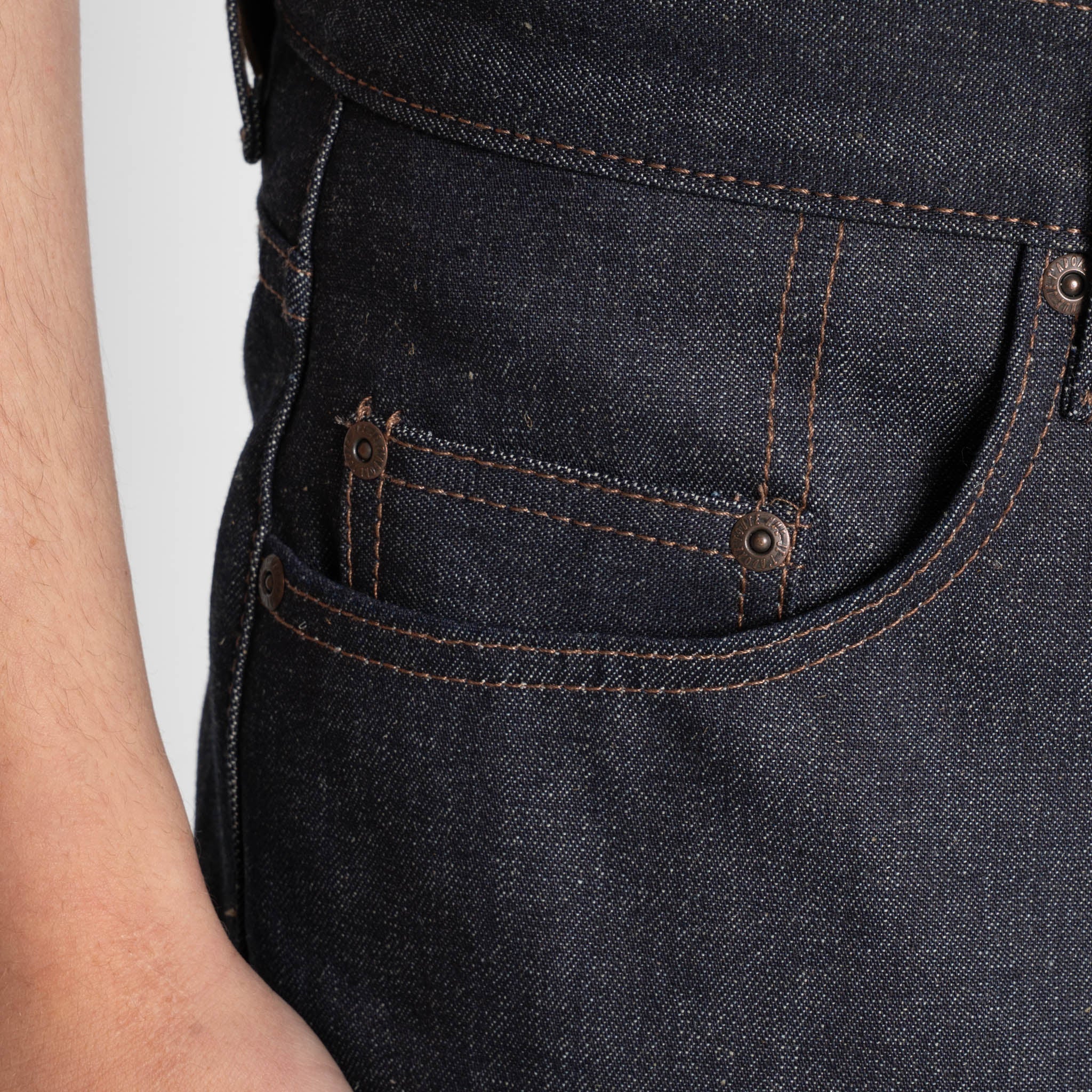 Easy Guy -  Hemp Blend  Selvedge - Indigo - Image 5