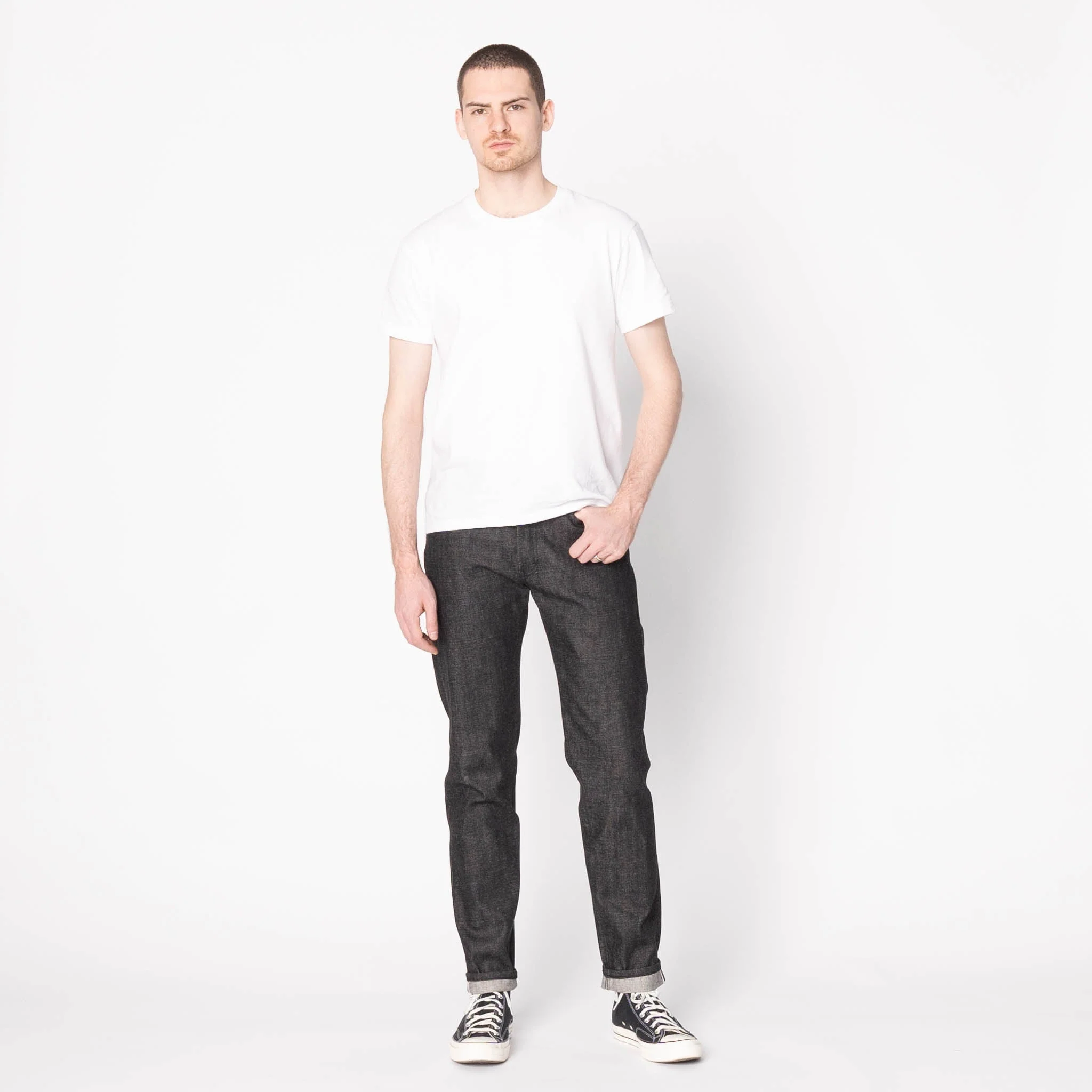 Easy Guy - Yatagarasu Selvedge - Black - Image 7