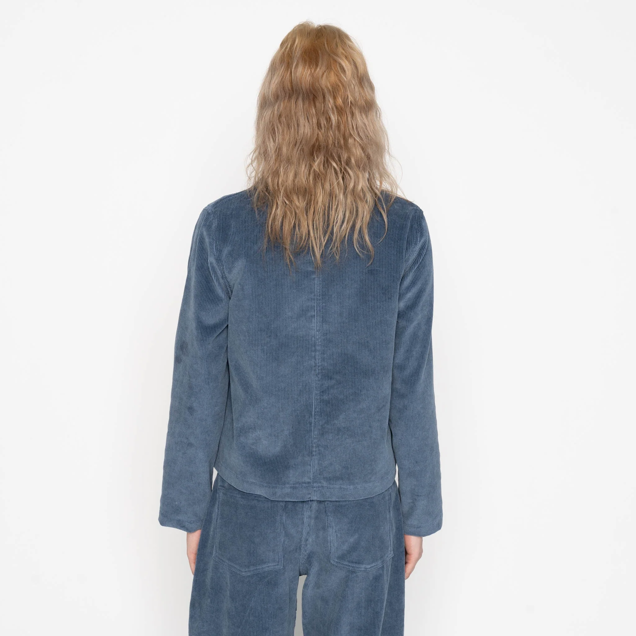 Gracie - Organic Faded Corduroy - Indigo - Image 3