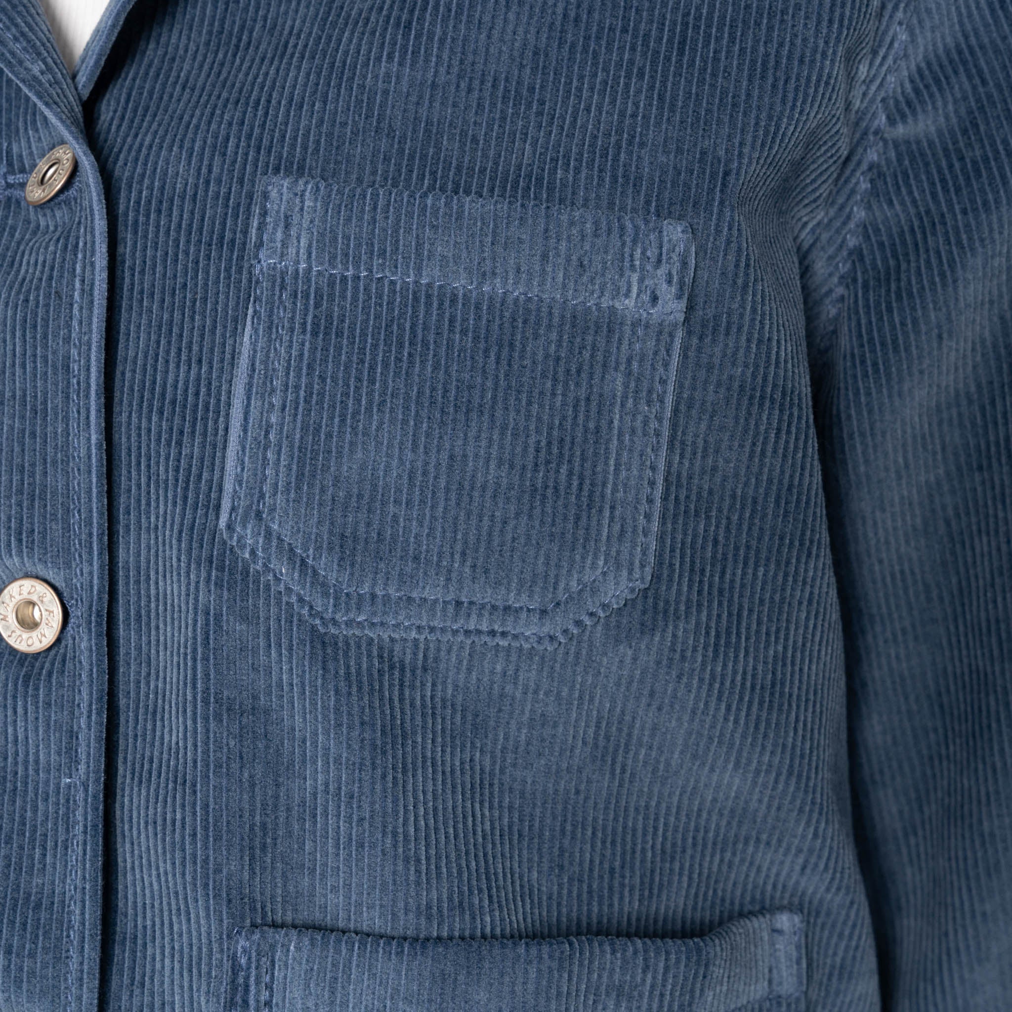 Gracie - Organic Faded Corduroy - Indigo - Image 5