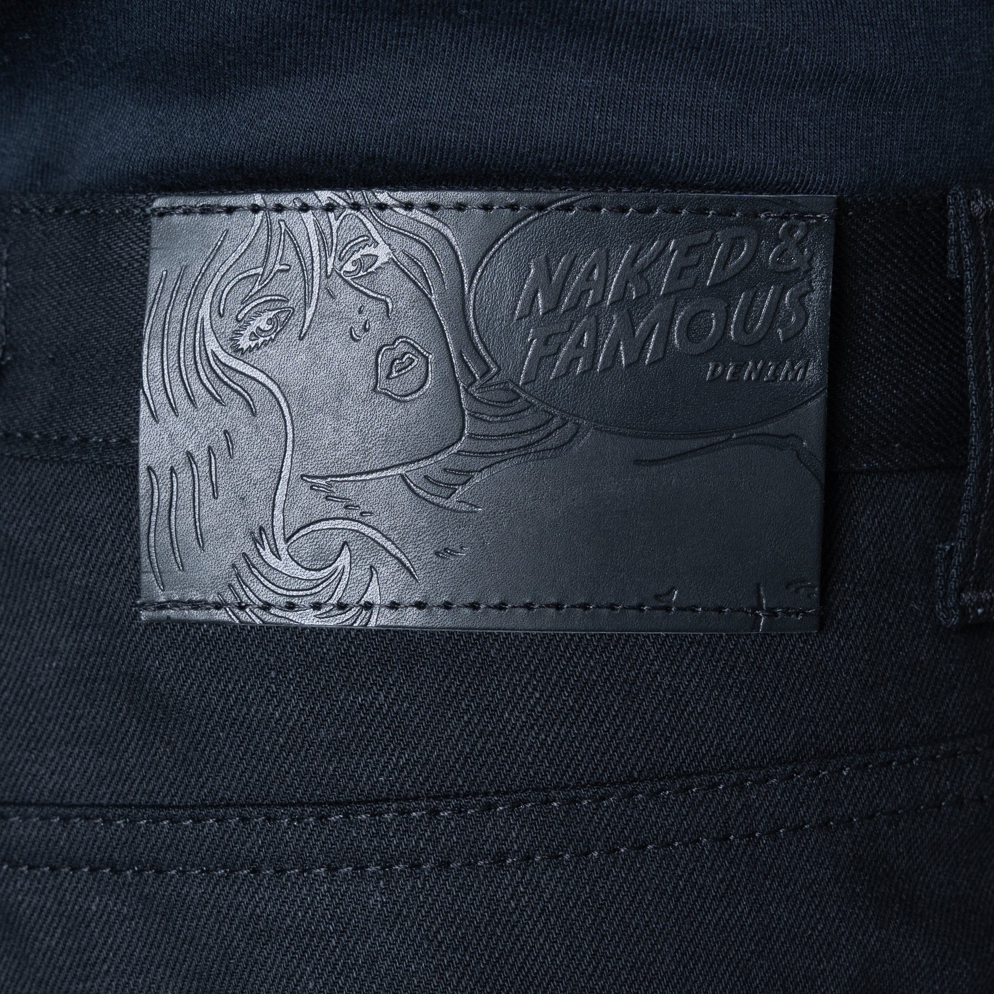 Groovy Guy - Solid Black Selvedge - Image 5