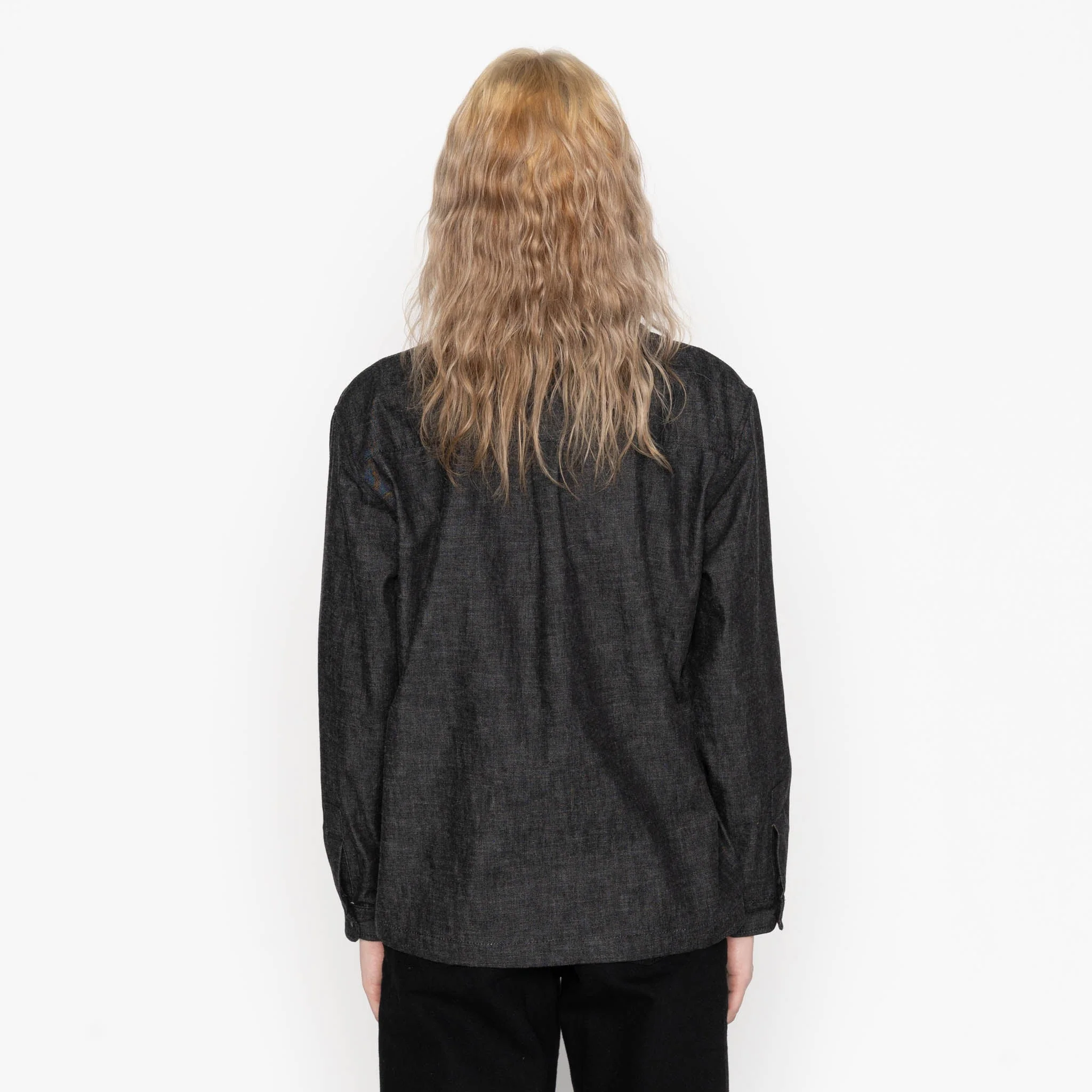 Judy  - Black Lightweight Denim - Black - Image 3