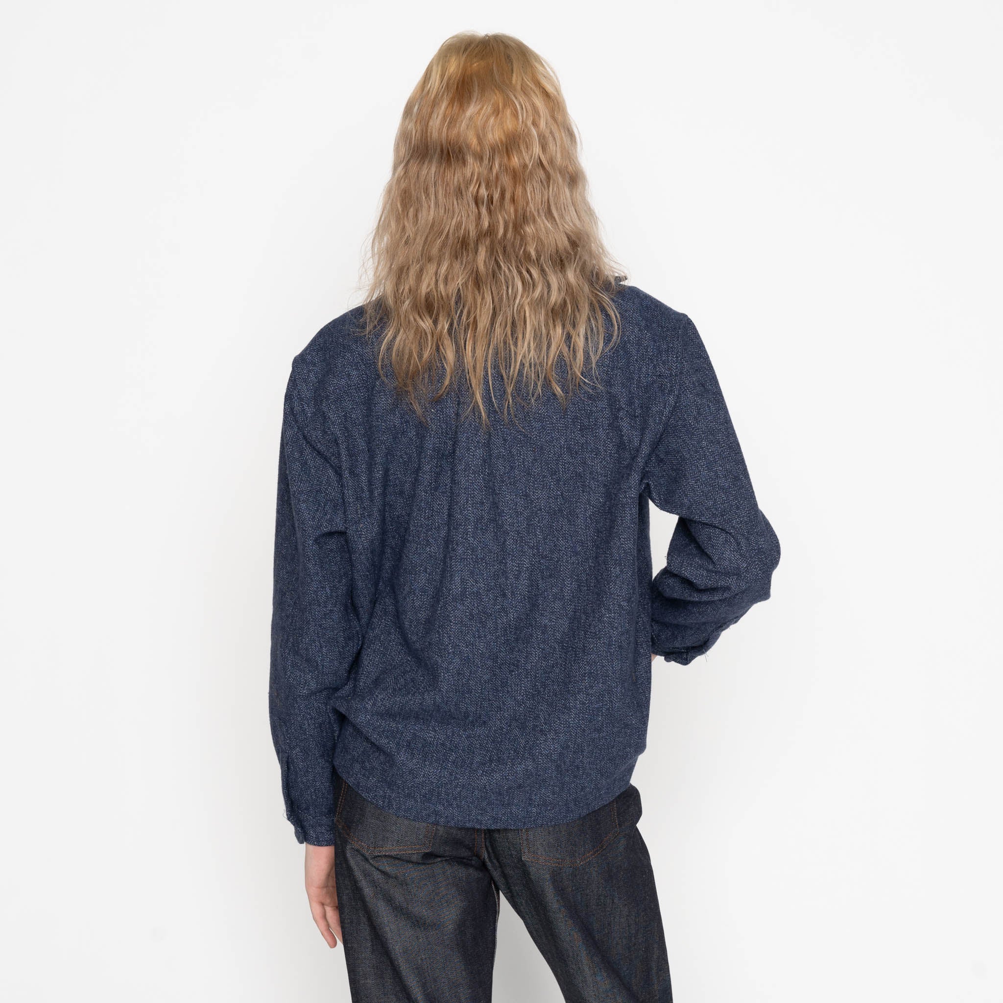 Judy - Herringbone Triple Twist - Indigo - Image 3