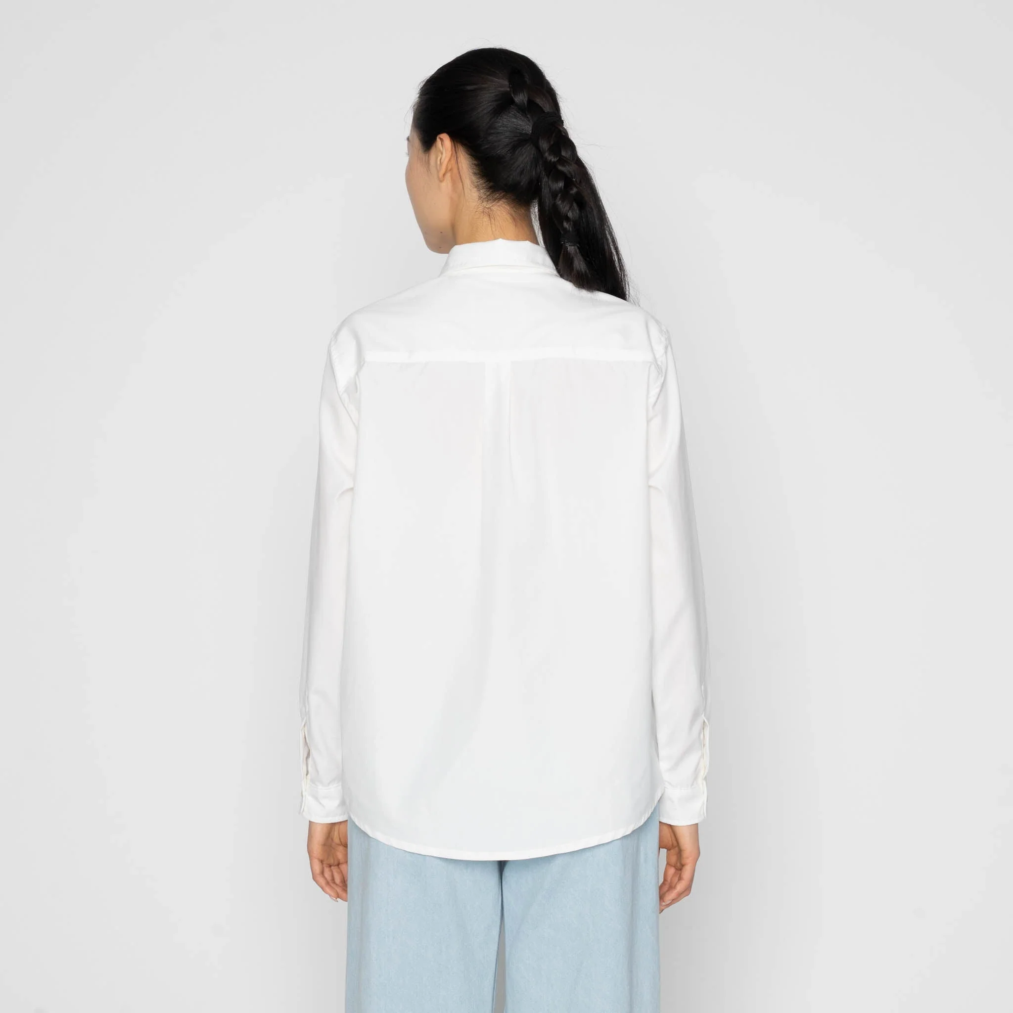 Judy Shirt - Pima Pique - White - Image 4