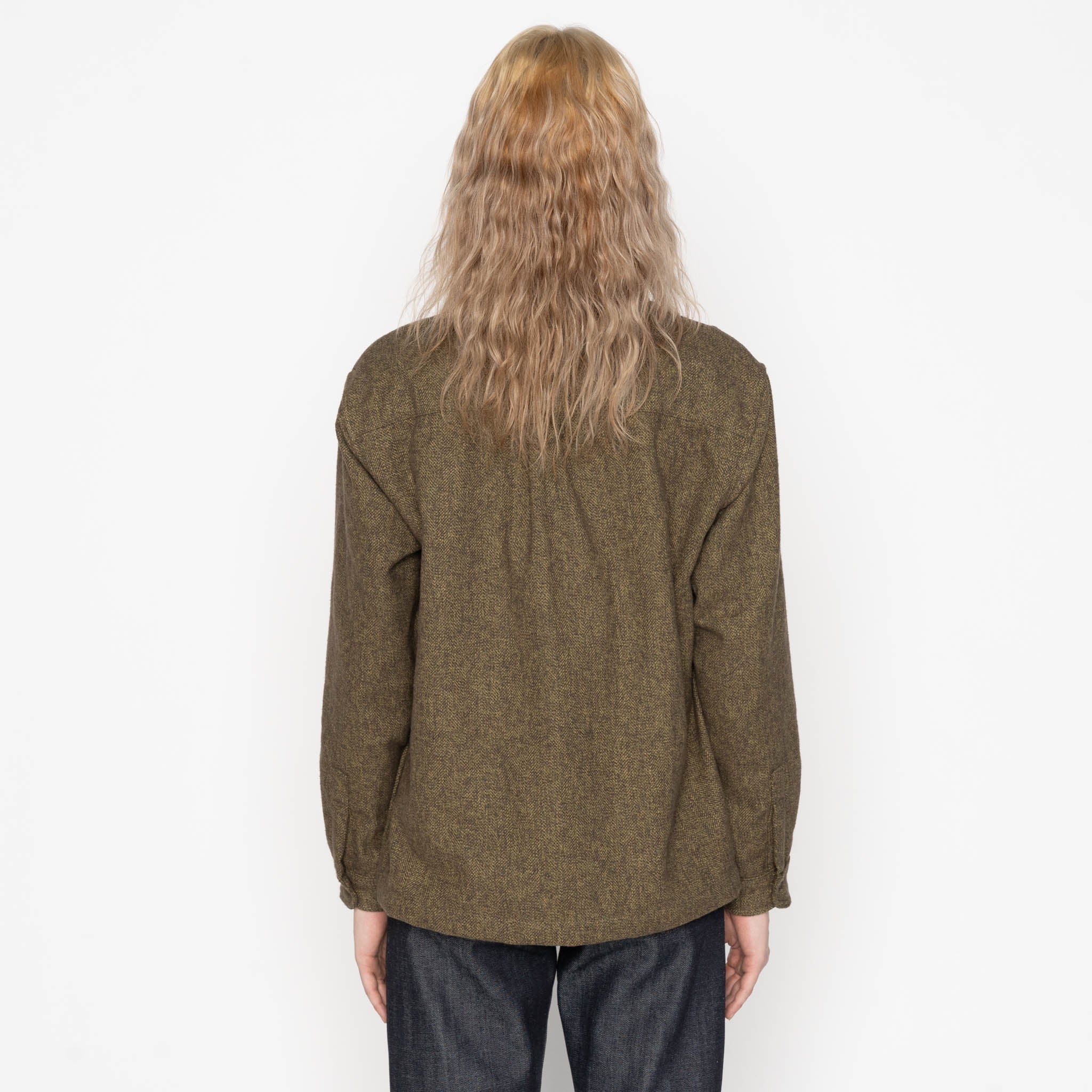 Judy Shirt - Herringbone Triple Twist - Forest - Image 3