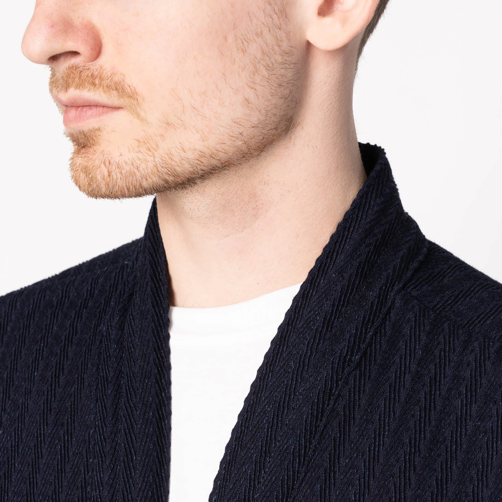 Kimono Shirt  - Indigo Sugiaya - Indigo - Image 5