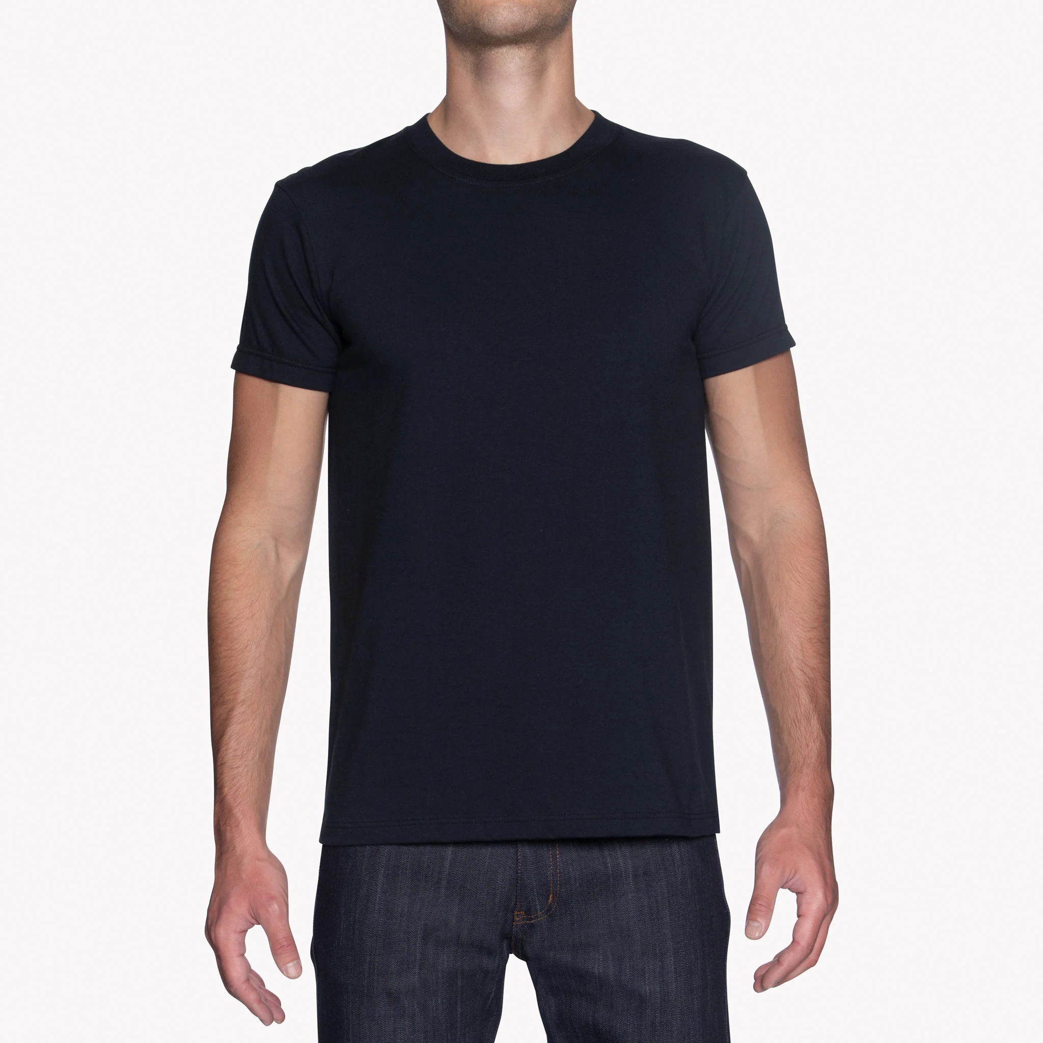 Circular Knit T-Shirt - Black - Image 2