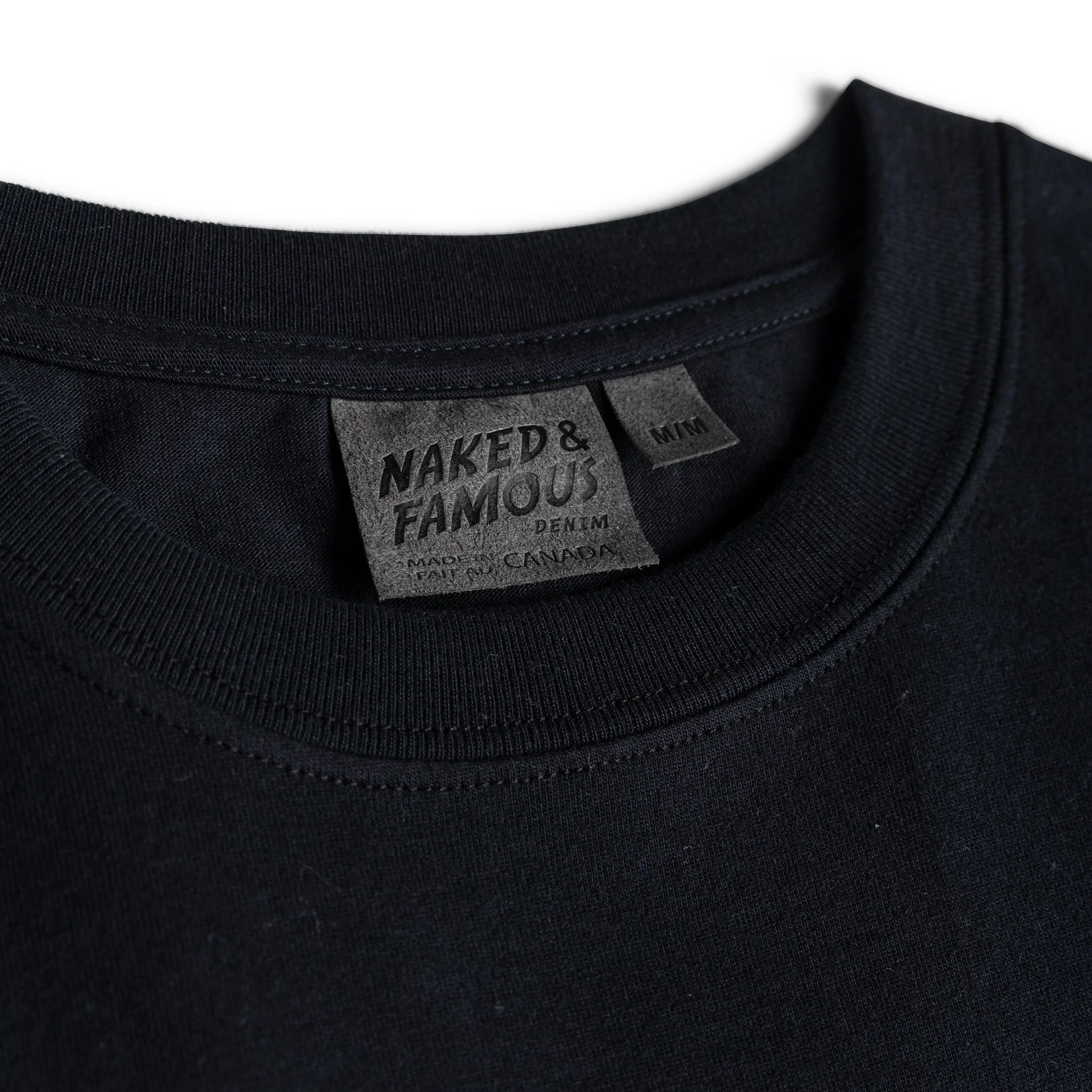 Circular Knit T-Shirt - Black - Image 5