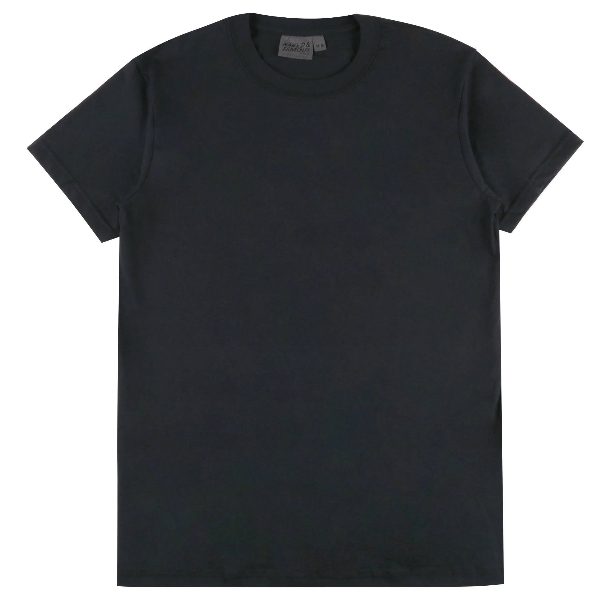 Circular Knit T-Shirt - Black - Image 7