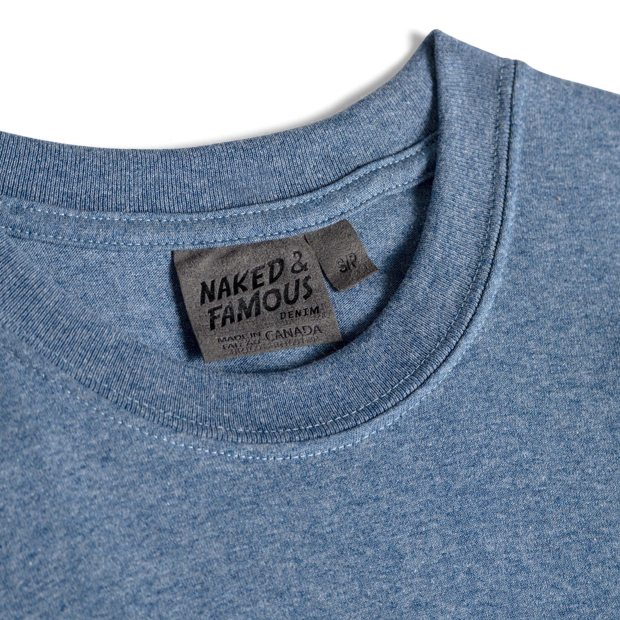Circular Knit T-Shirt - Blue - Image 2