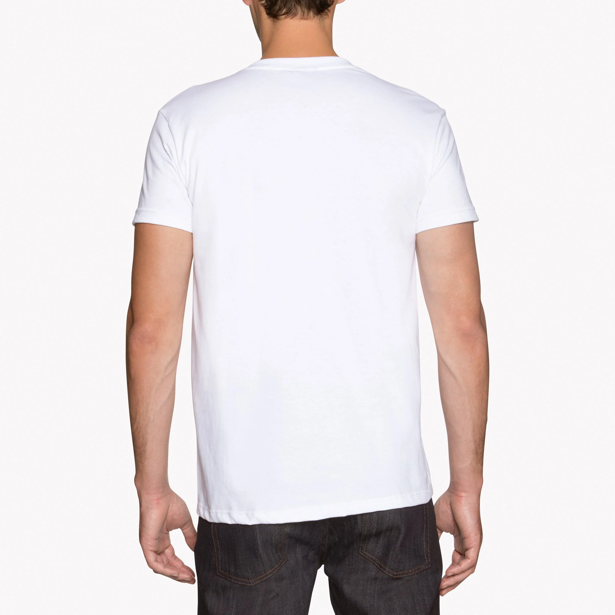Circular Knit T-Shirt - White - Image 4