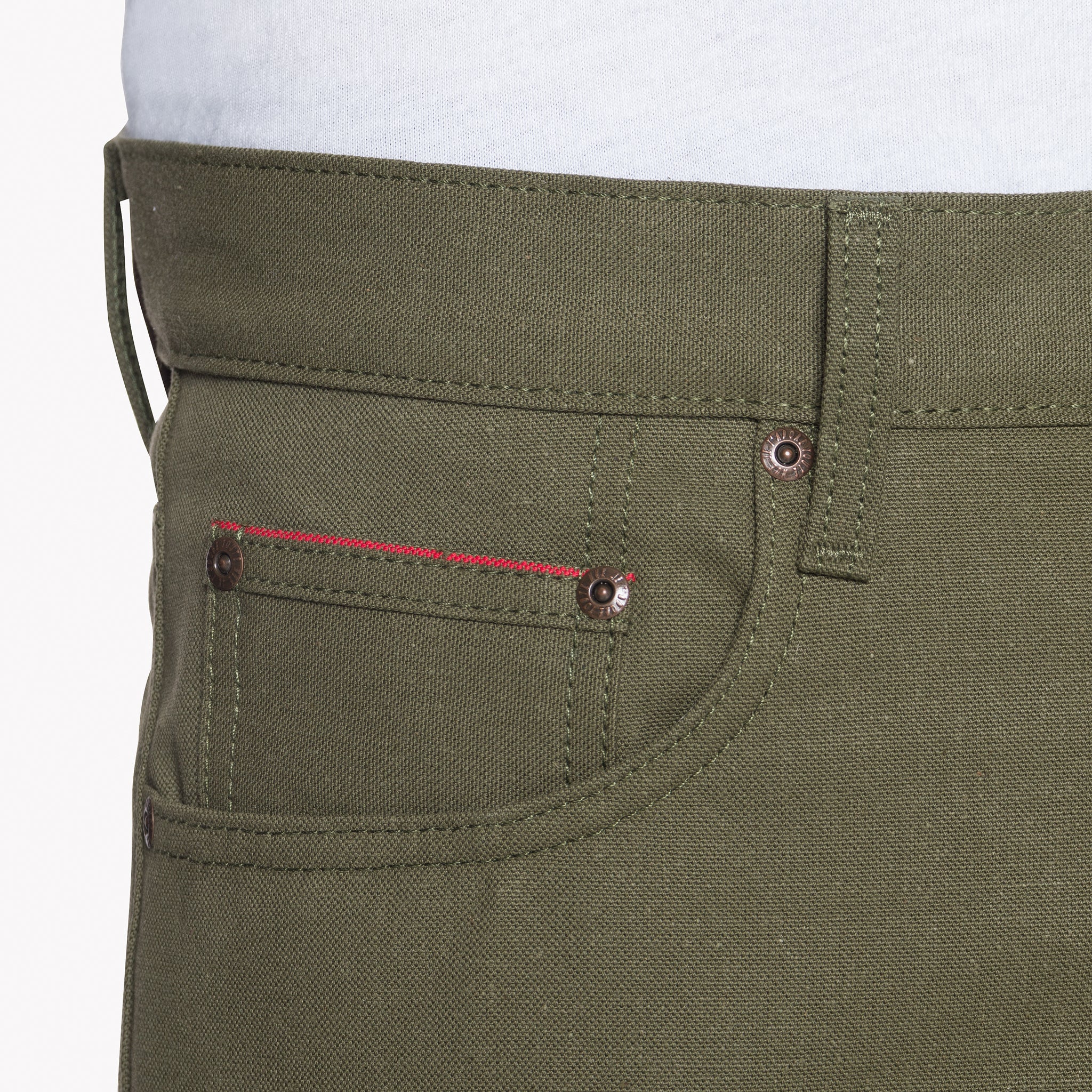 Easy Guy - Army Green Duck Selvedge - Image 4