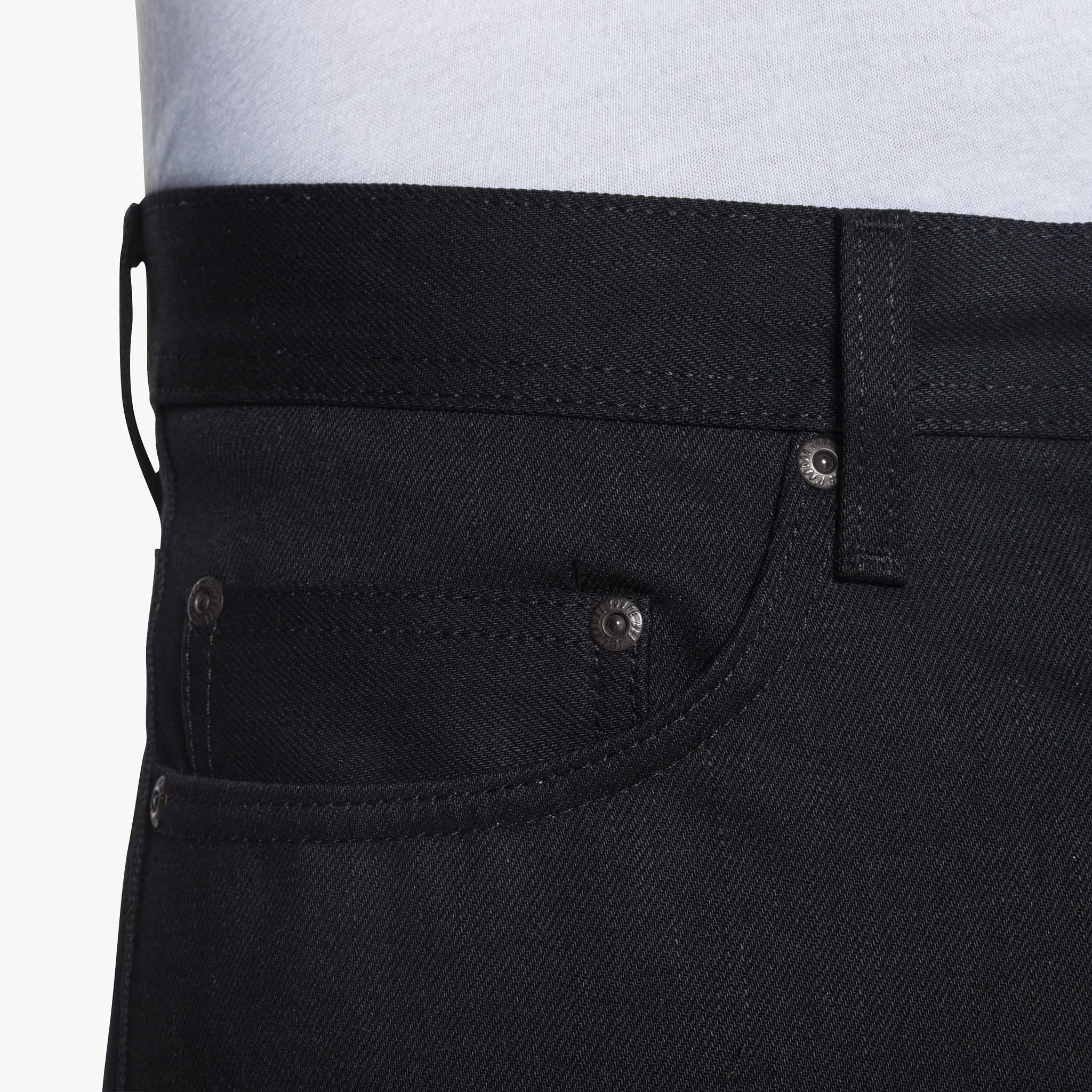 Weird Guy - Solid Black Selvedge - Image 4