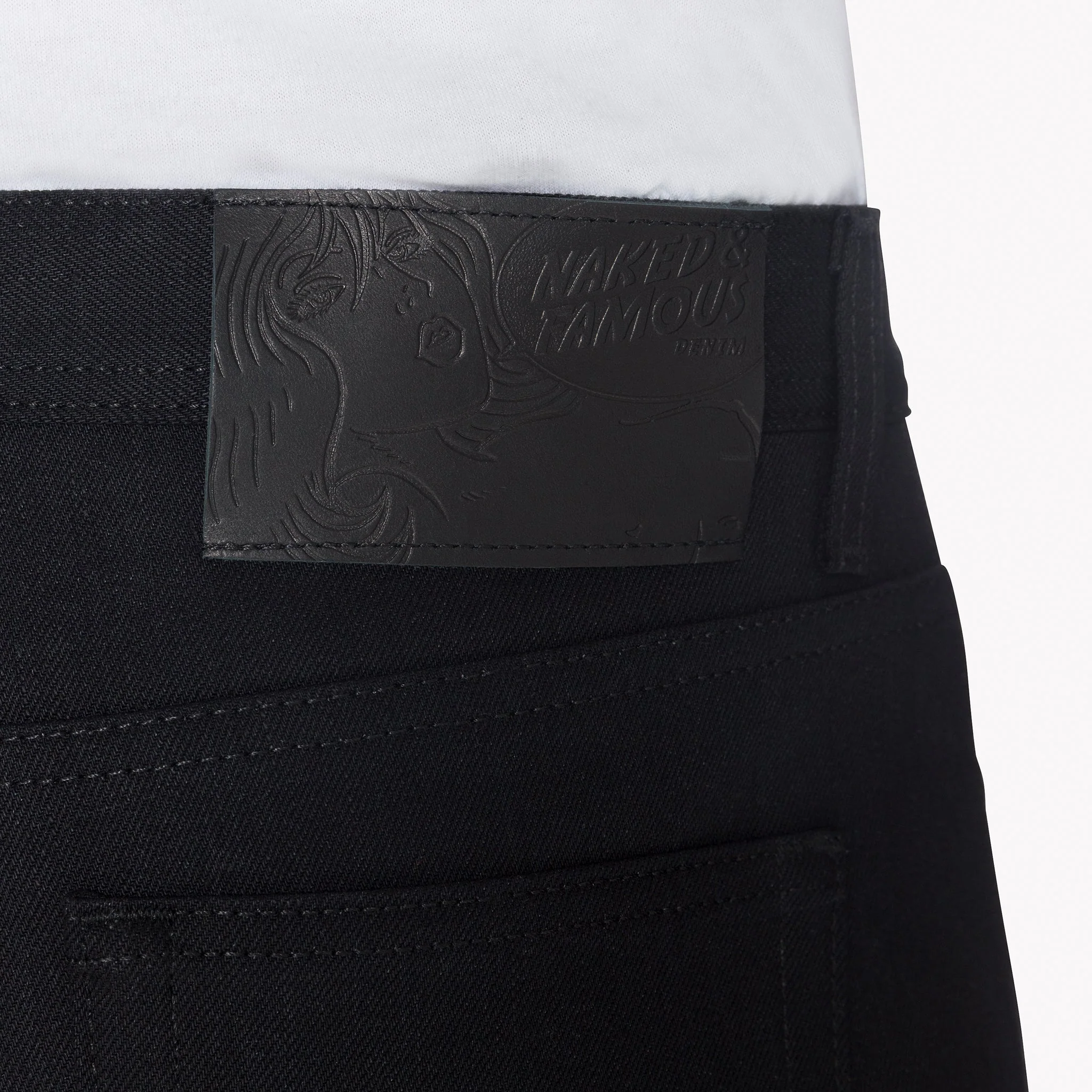 Weird Guy - Solid Black Selvedge - Image 5