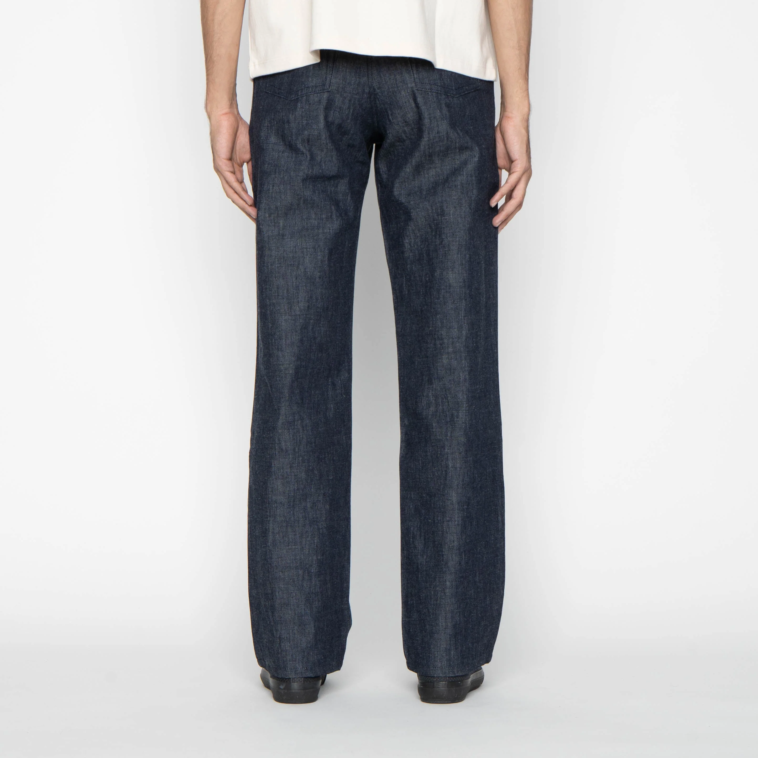 Pleated Trouser - 10oz Rinsed Denim - Indigo - Image 4