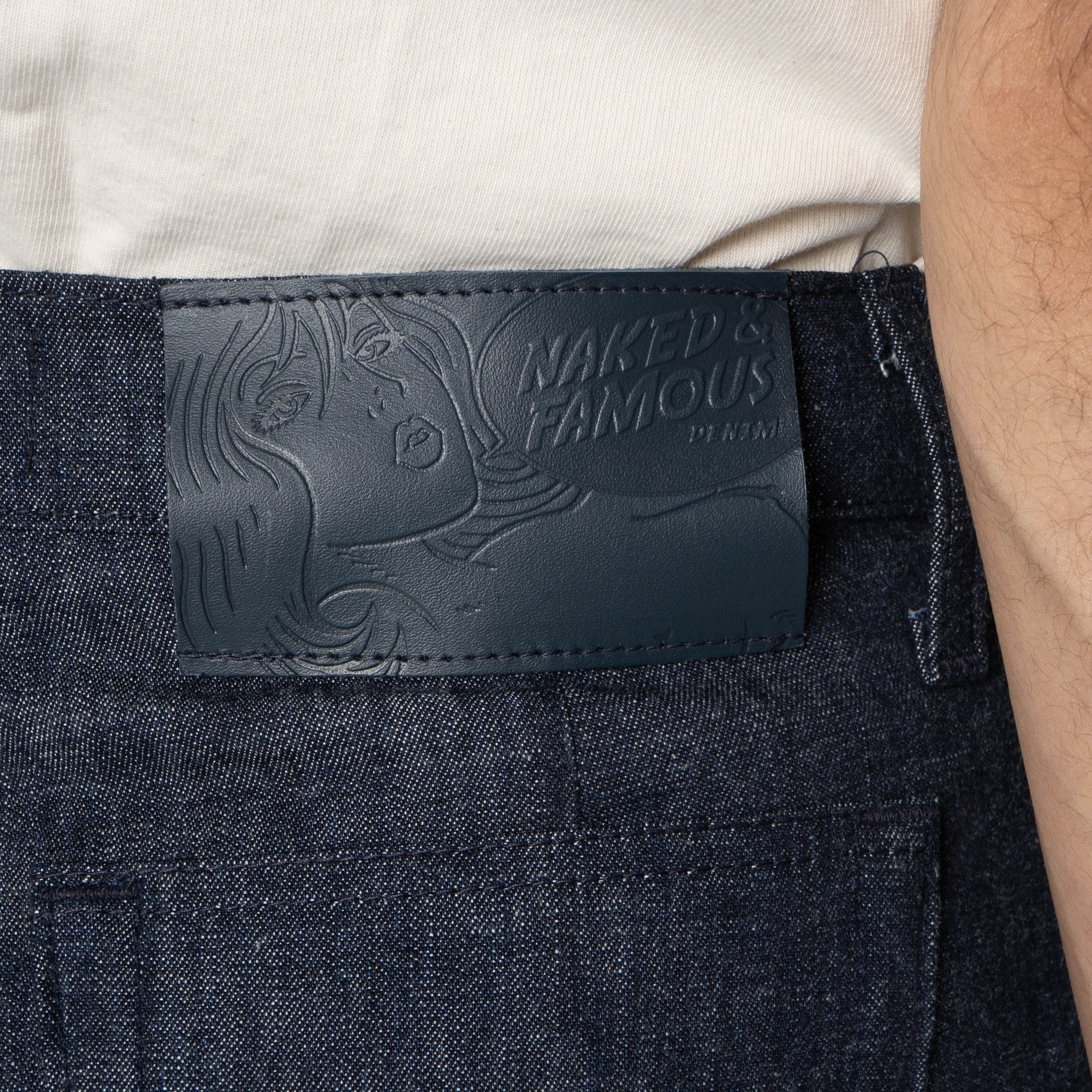Pleated Trouser - 10oz Rinsed Denim - Indigo - Image 6