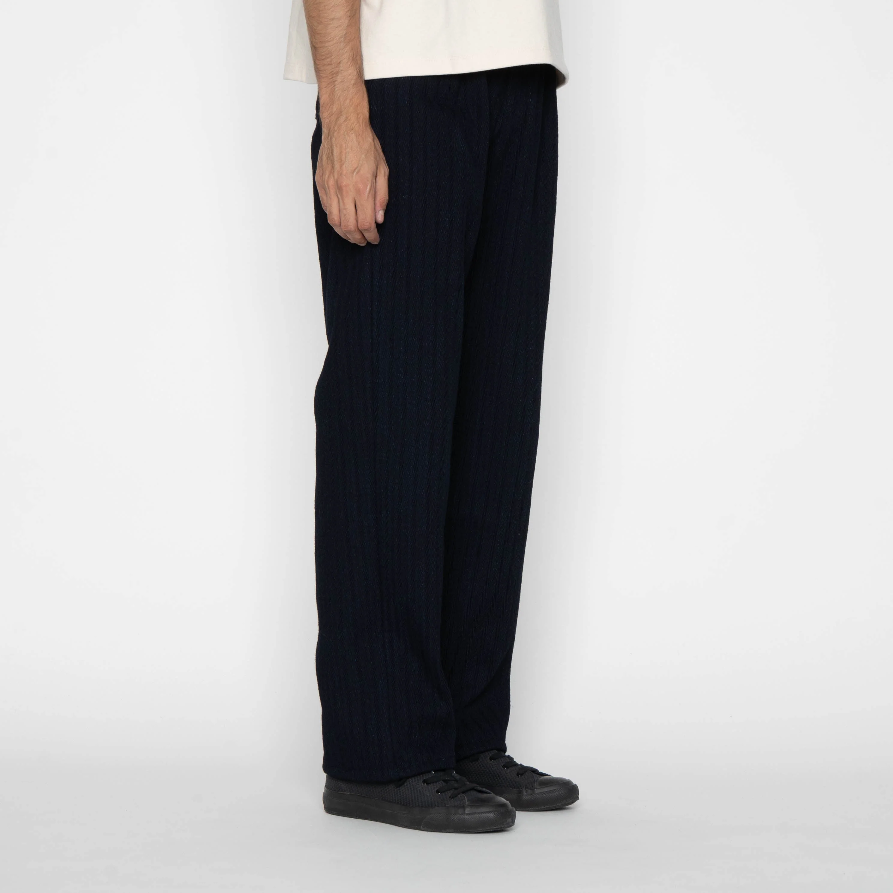 Pleated Trouser - Indigo Sugiaya - Indigo - Image 3