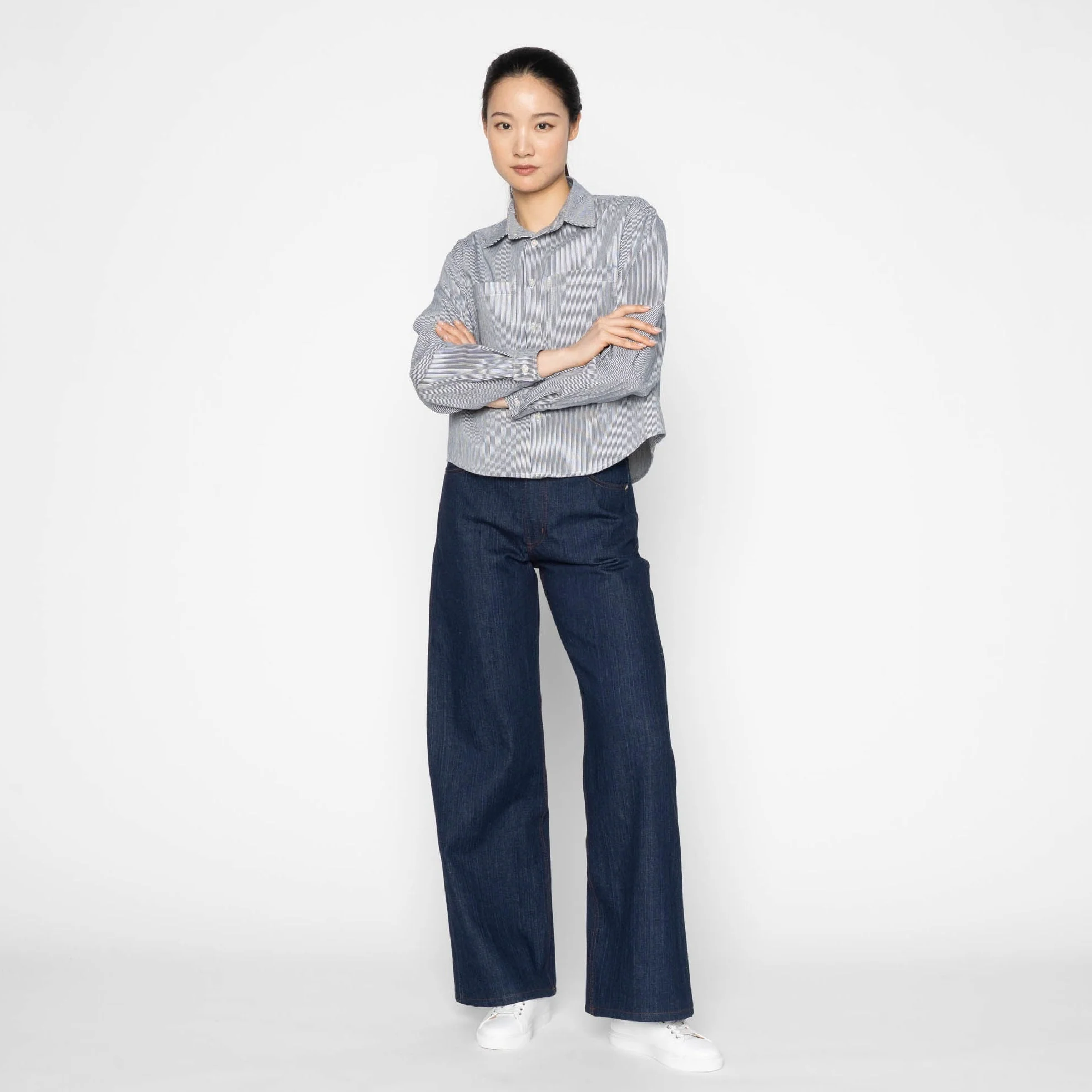 Princeton Shirt - Organic Hickory - Indigo - Image 6