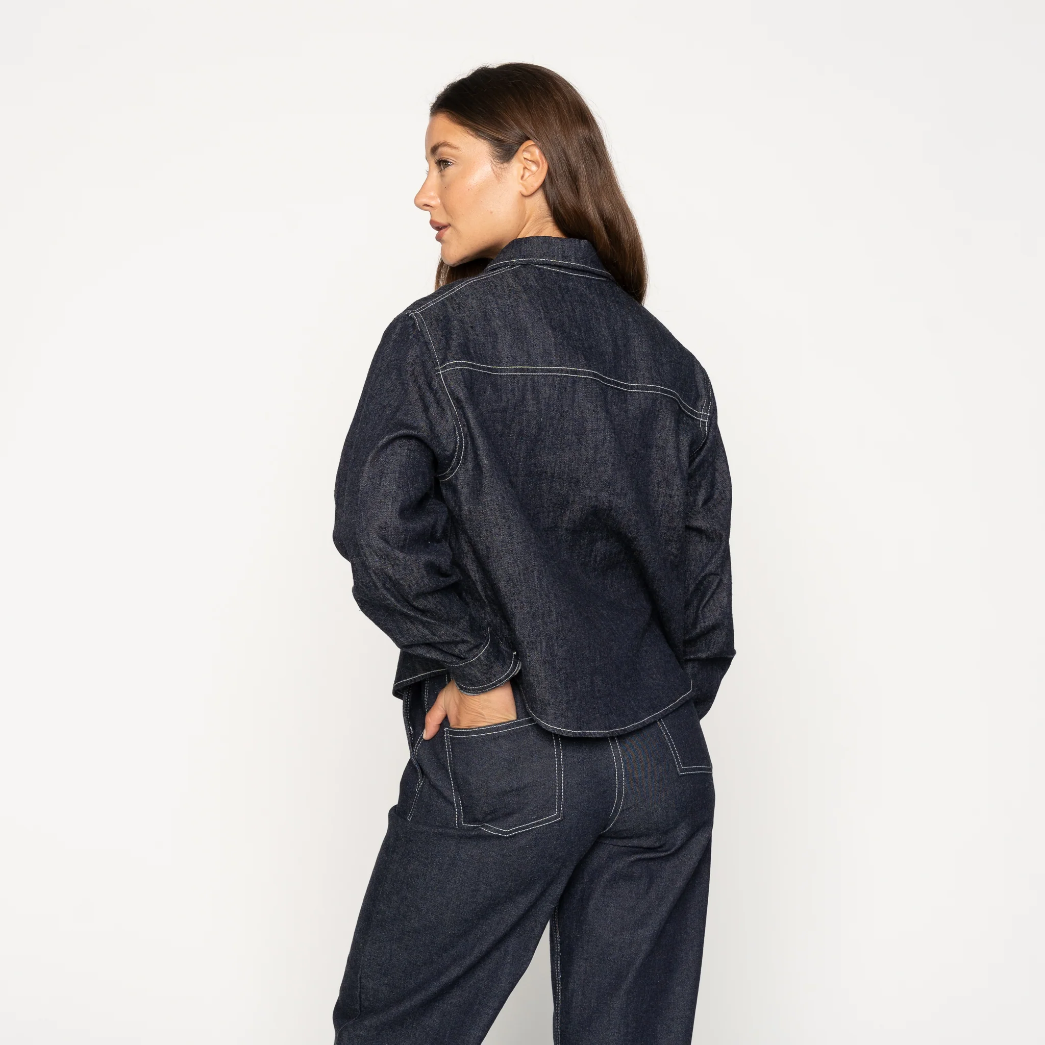 Princeton Shirt - 10oz Rinsed Denim - Image 3