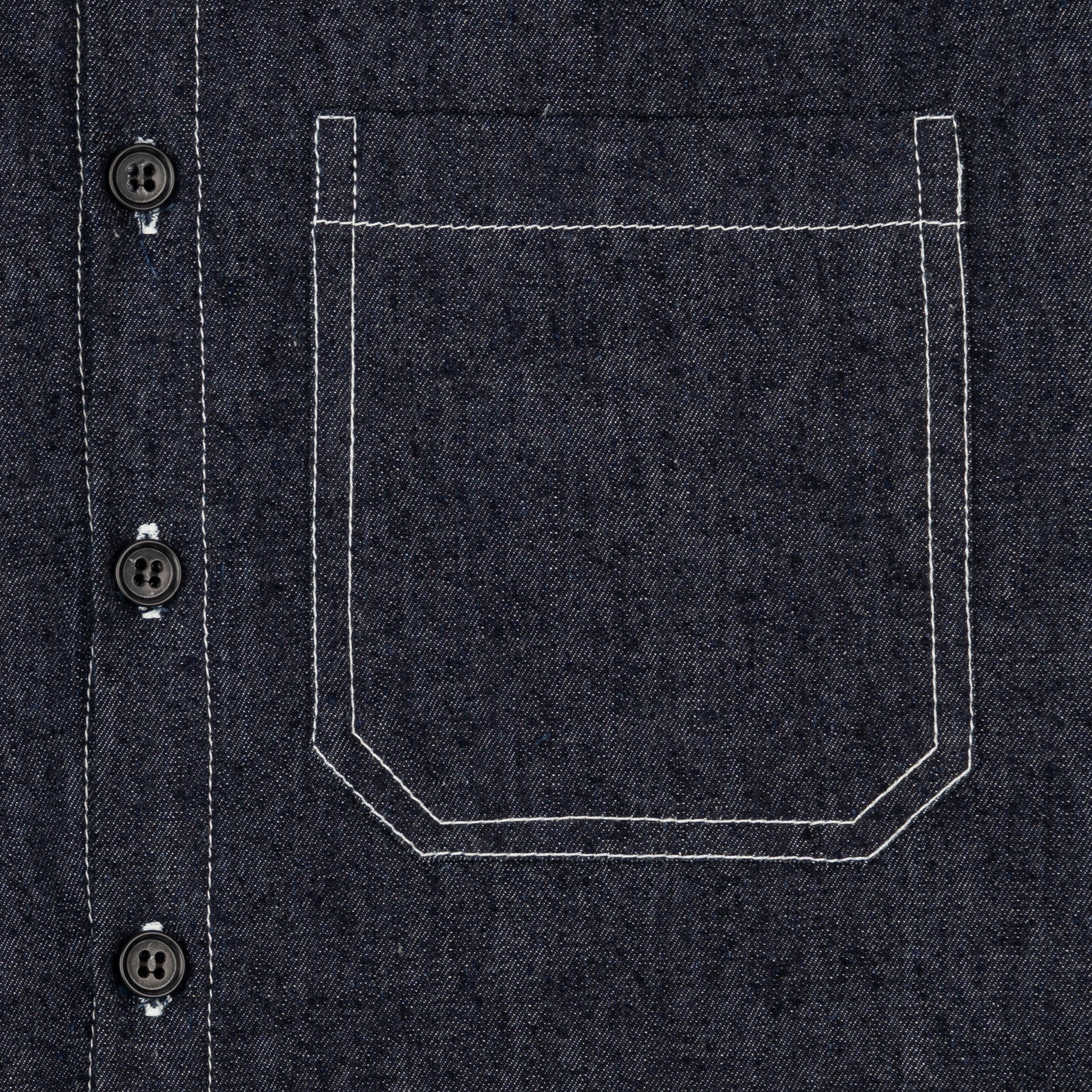 Princeton Shirt - 10oz Rinsed Denim - Image 5