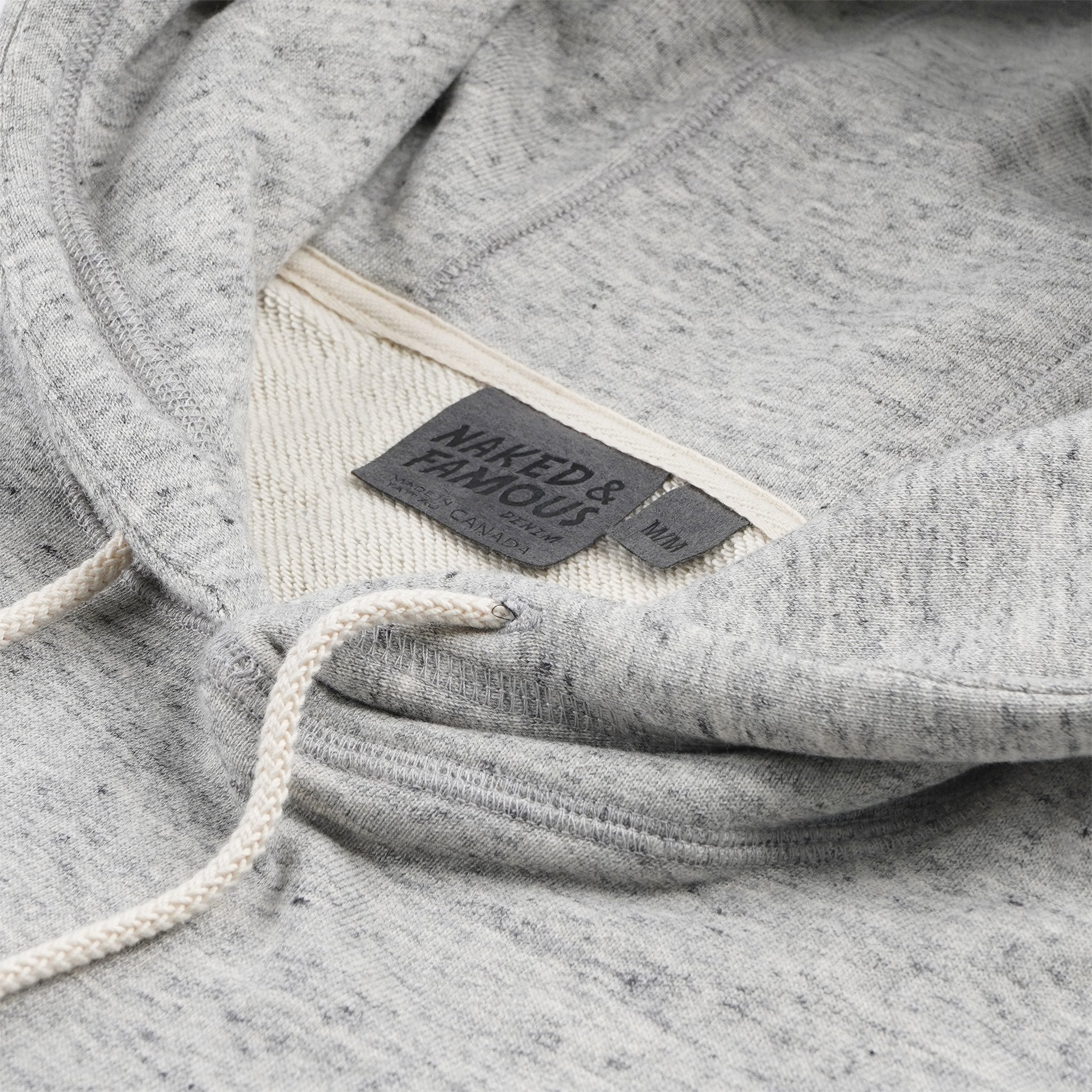 Pullover Hoodie - Heavyweight Terry - Grey - Image 2