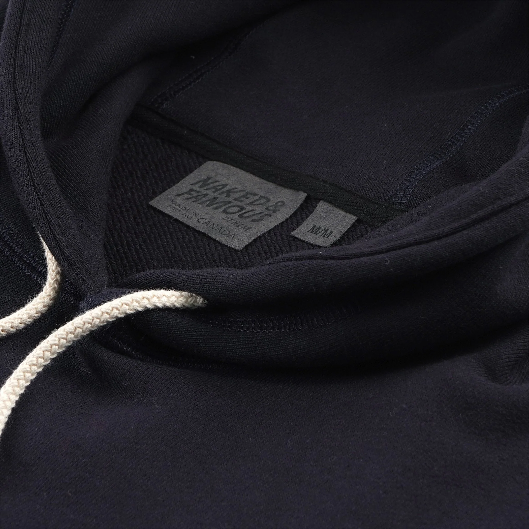 Pullover Hoodie - Heavyweight Terry - Navy - Image 2