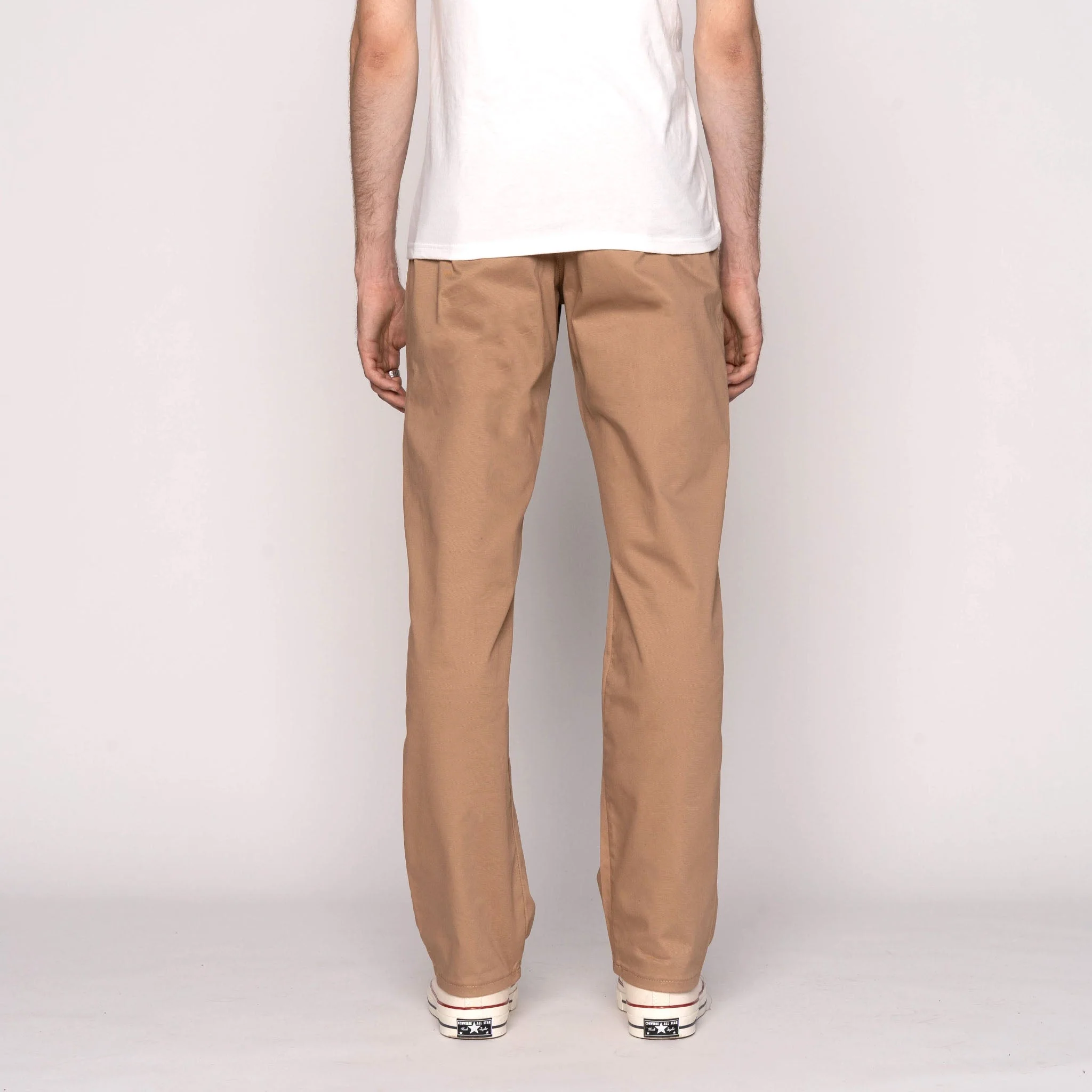 Straight Chino - Beige Stretch Twill - Image 3