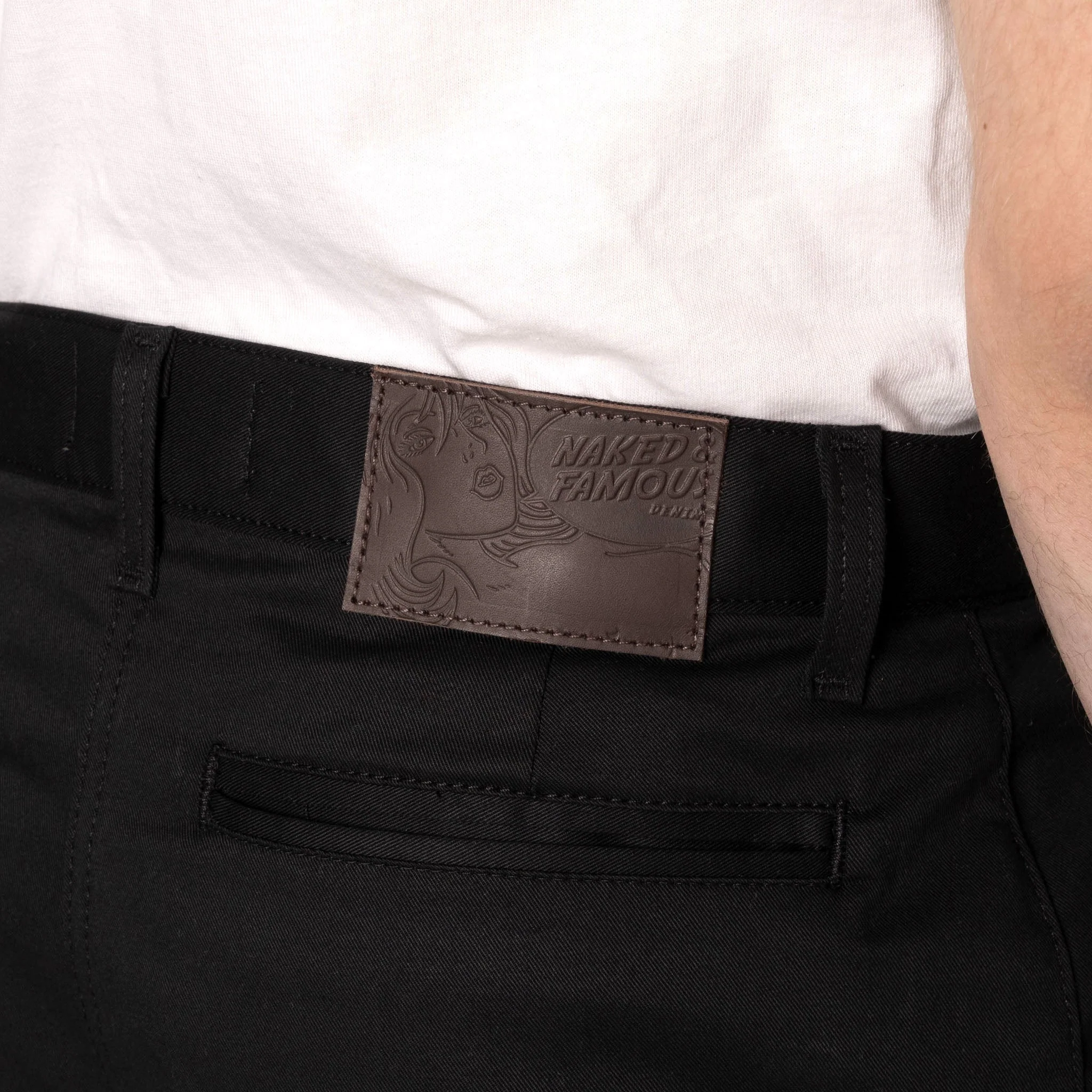 Straight Chino - Black Stretch Twill - Image 4