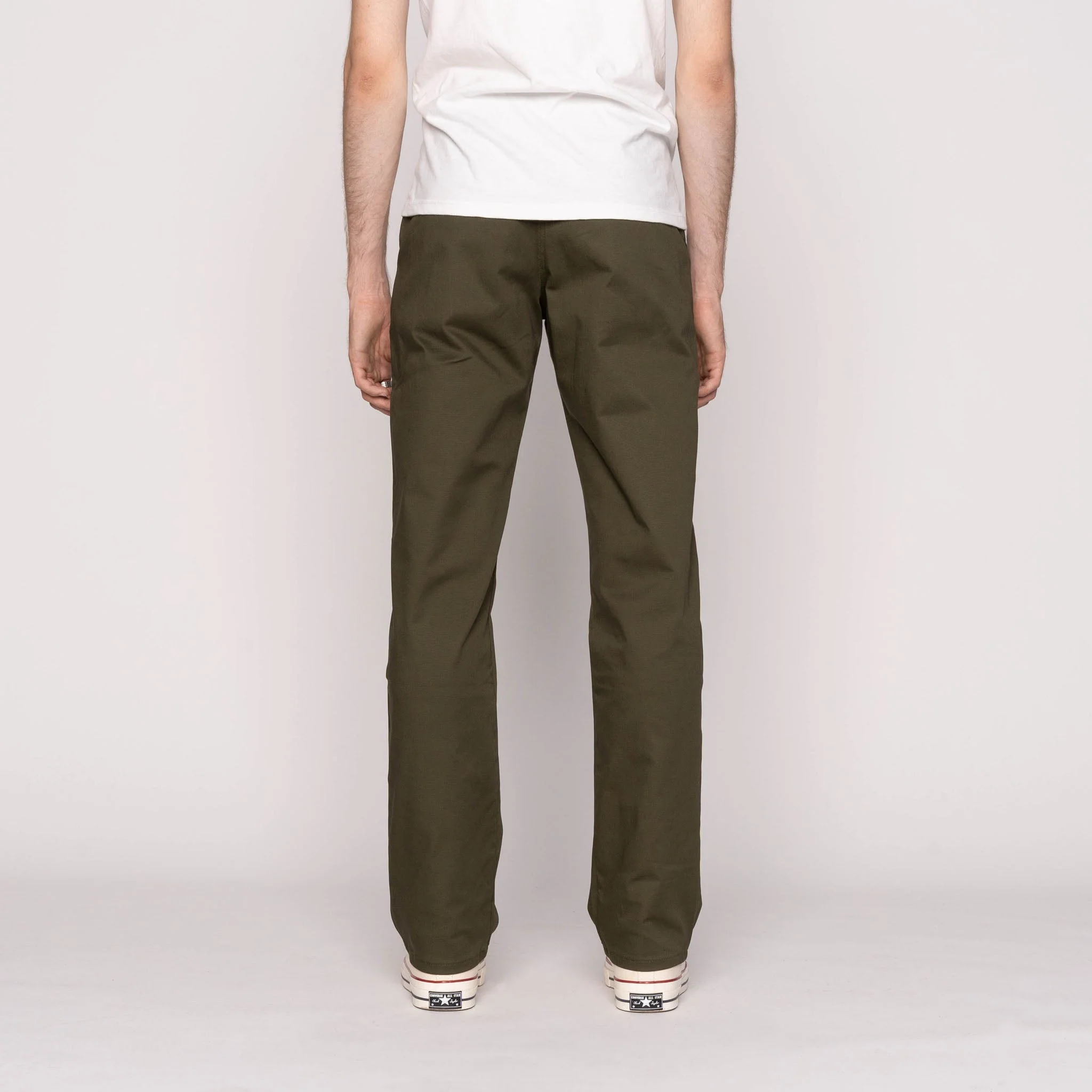 Straight Chino - Green Stretch Twill - Image 3