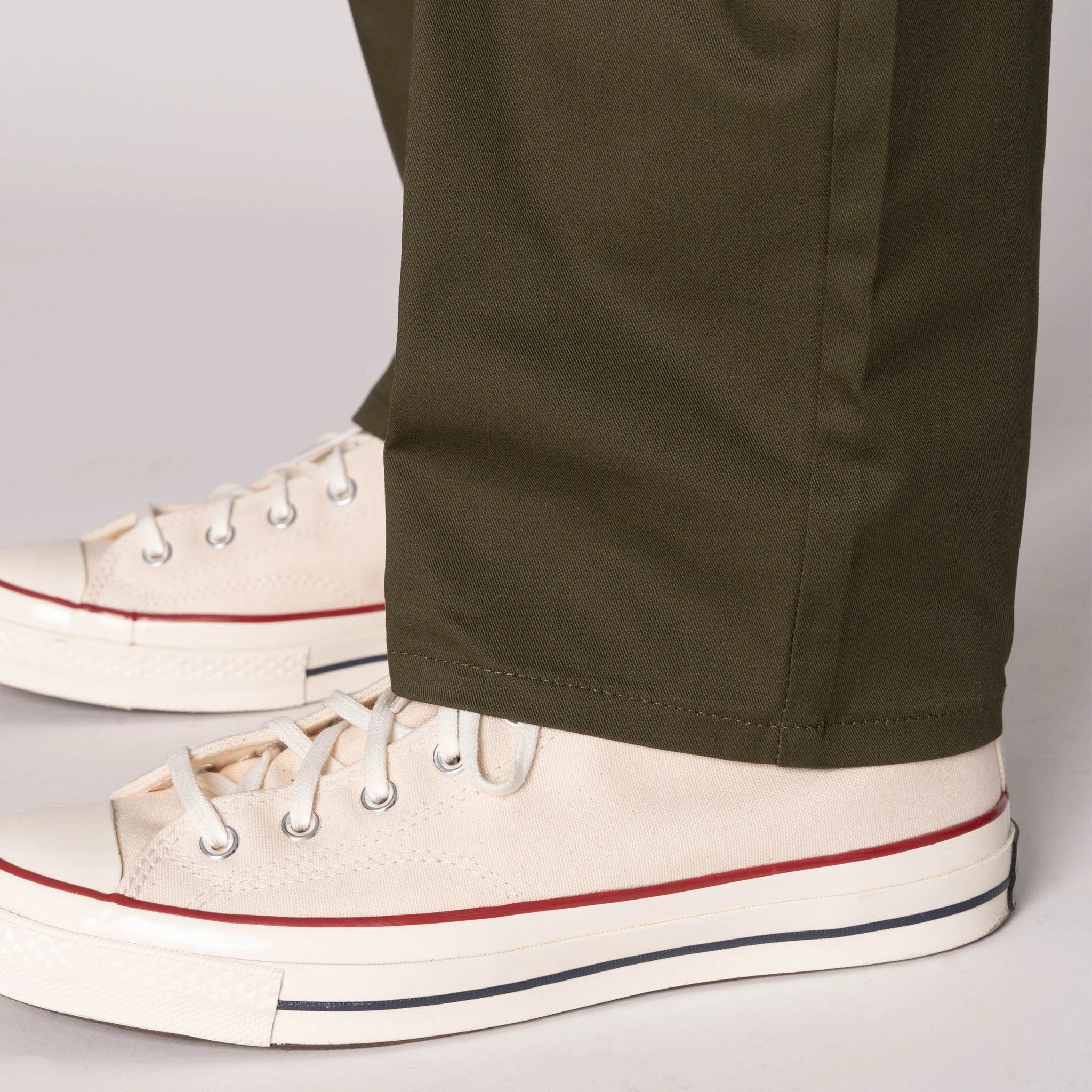 Straight Chino - Green Stretch Twill - Image 6