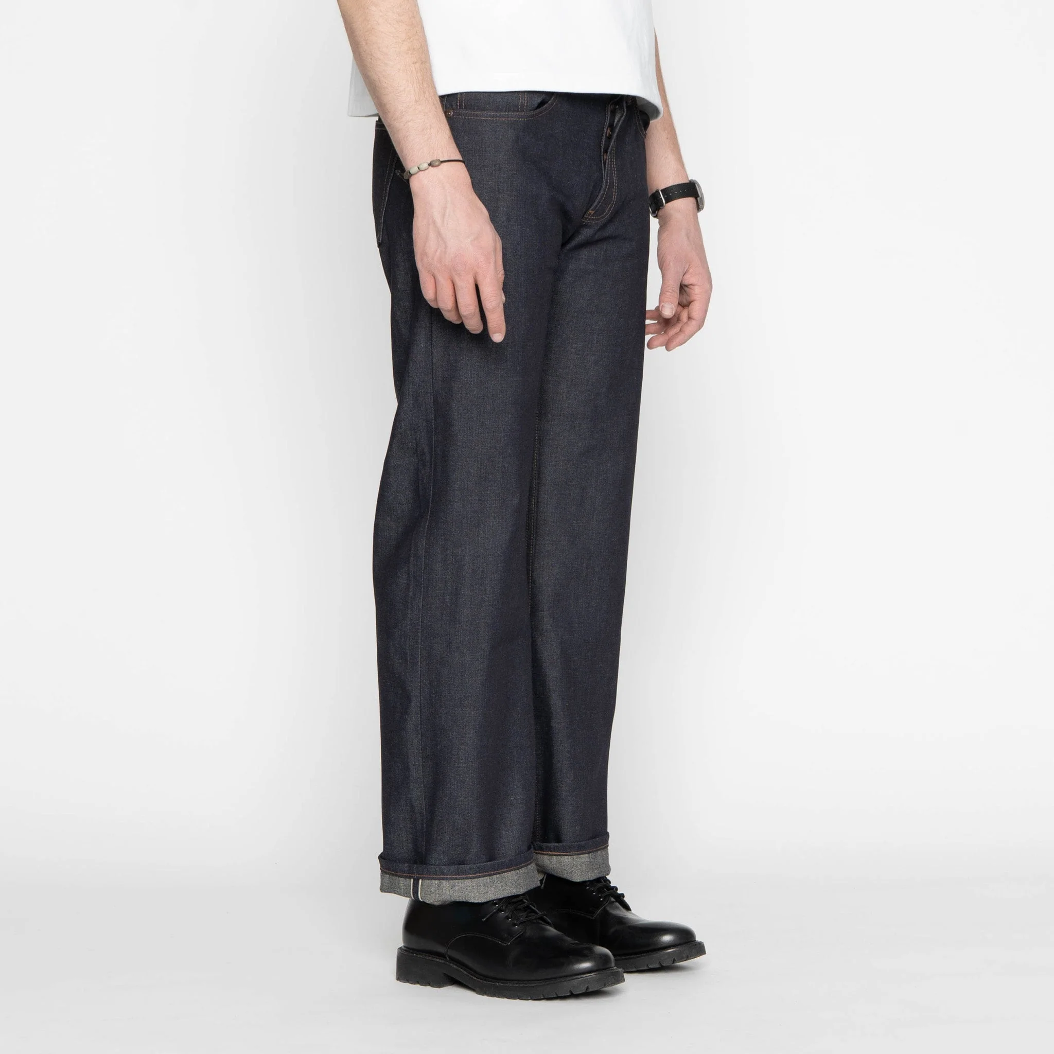 Strong  Guy -  Hemp Blend  Selvedge - Indigo - Image 3