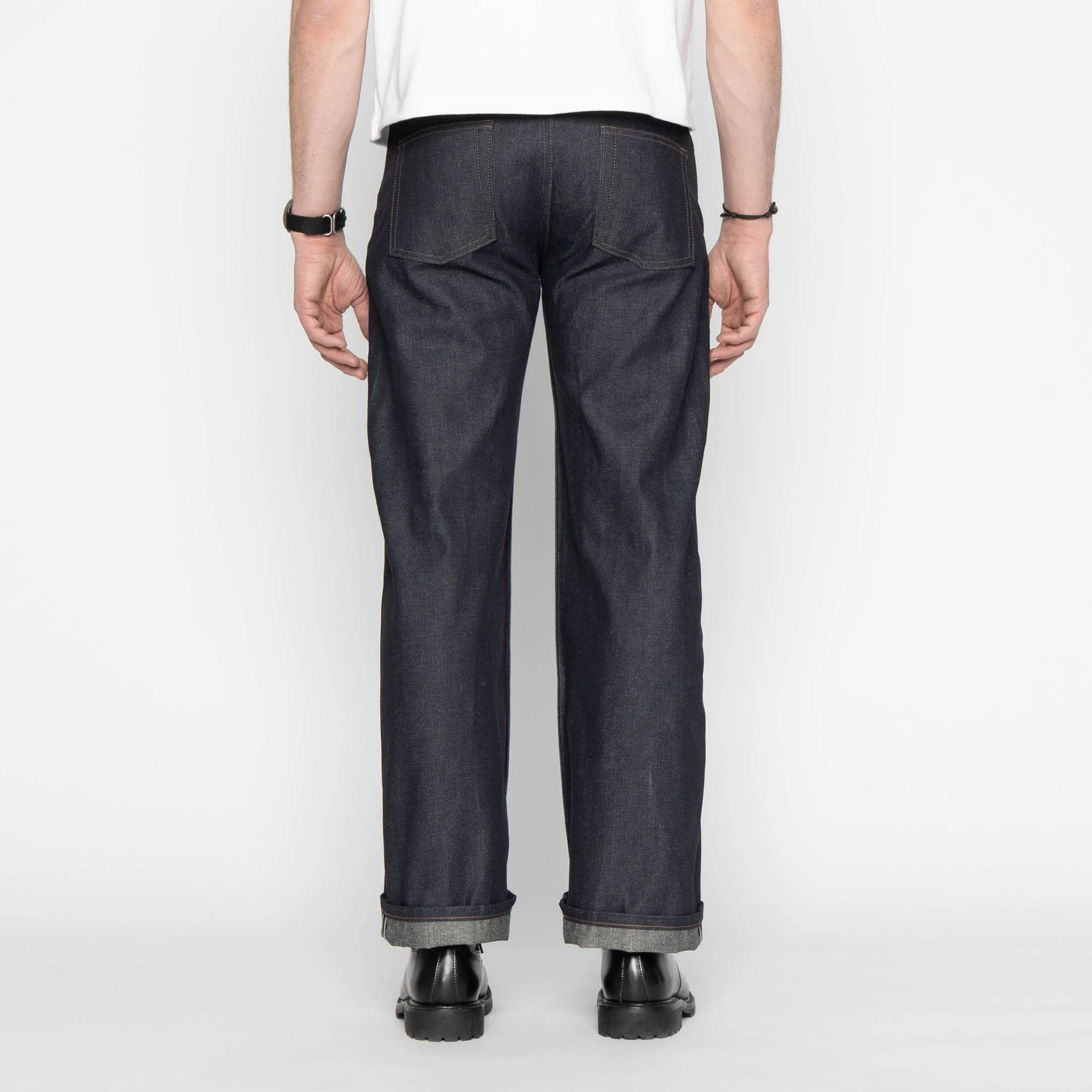 Strong  Guy -  Hemp Blend  Selvedge - Indigo - Image 4