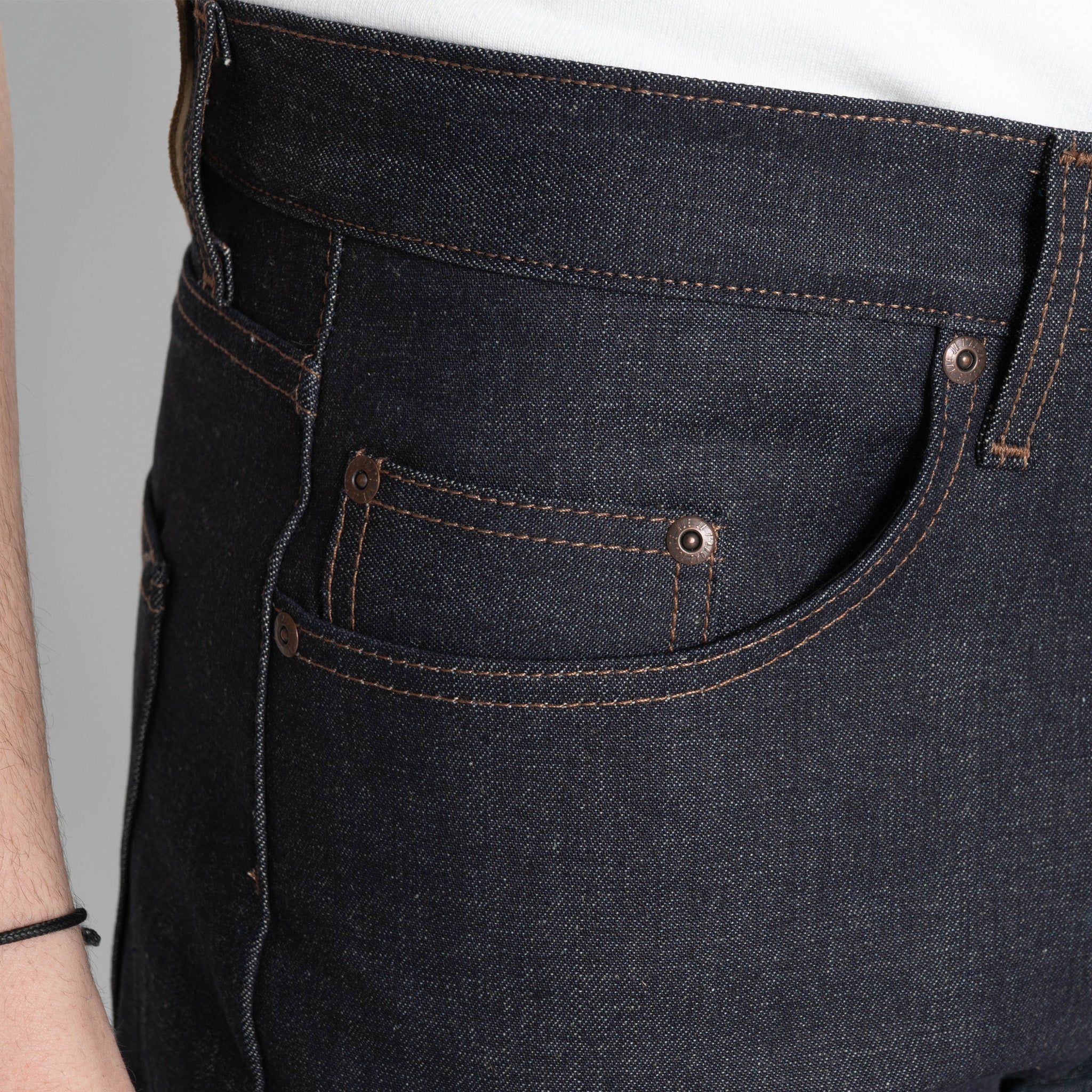 Strong  Guy -  Hemp Blend  Selvedge - Indigo - Image 5